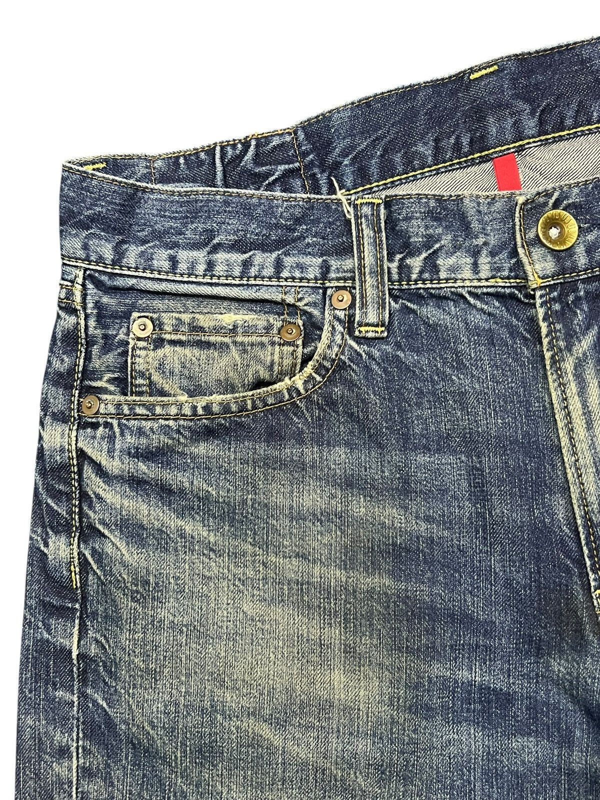 Uniqlo Vintage Uniqlo UJ S002 Japan - Faded Mud Wash Jeans Size US 33 - 9 Thumbnail