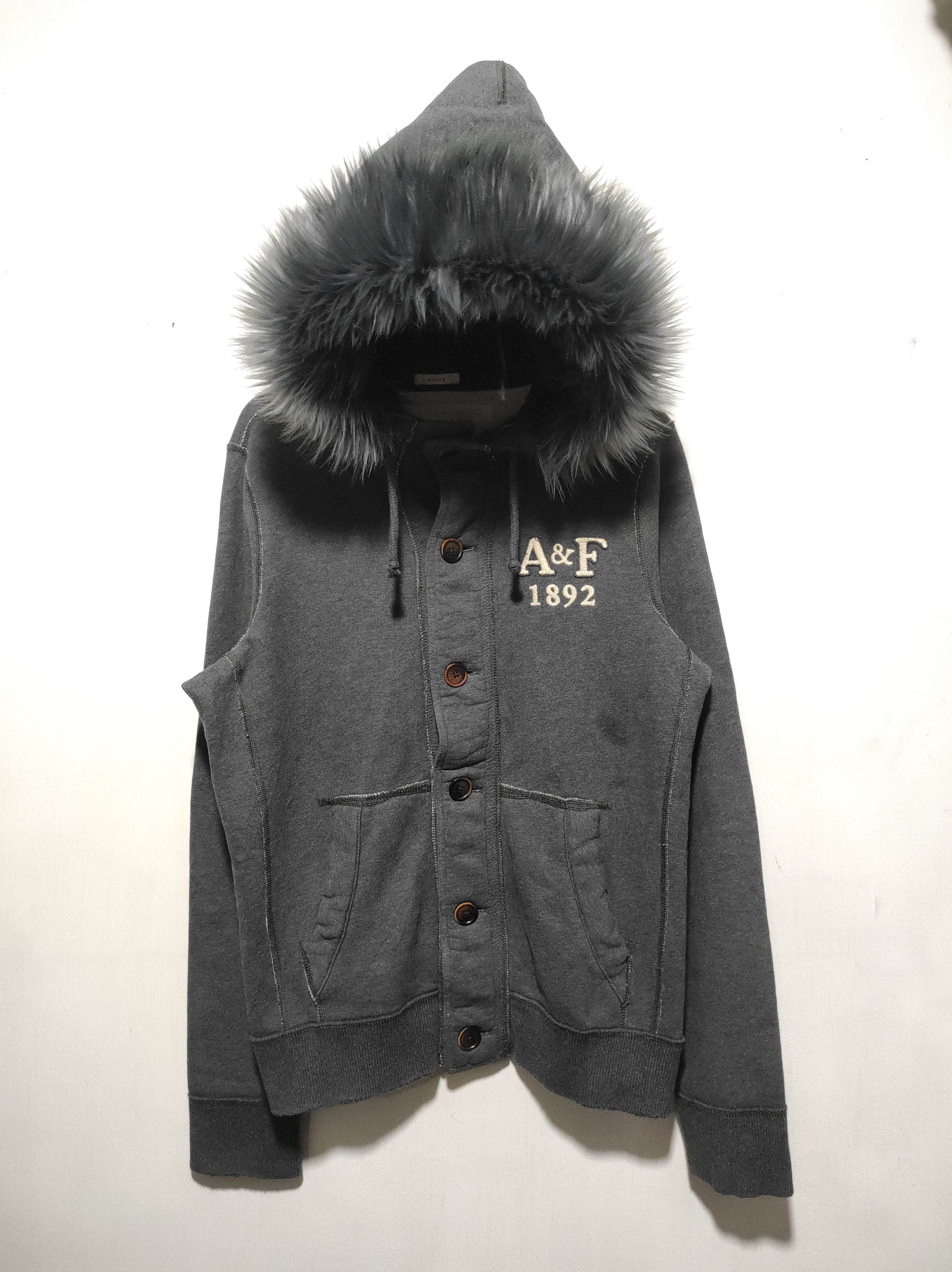 Abercrombie & Fitch Abercrombie button Fur Hoodie LGB IfSixWasNine style Size US XL / EU 56 / 4 - 2 Thumbnail