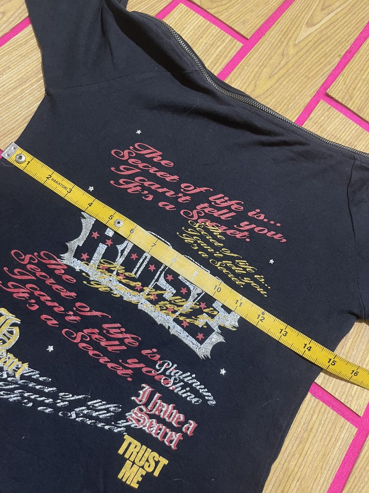 If Six Was Nine TRIPLE RUND Y2K long sleeve t-shirt with zippered ape style Size M / US 6-8 / IT 42-44 - 11 Thumbnail
