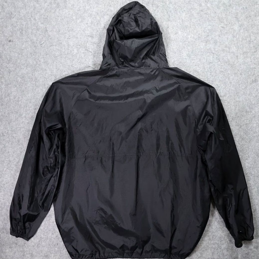 Vintage Harriton Windbreaker Mens 2XL Black Hooded Anorak Dirtbags Graphic Size US XXL / EU 58 / 5 - 2 Thumbnail