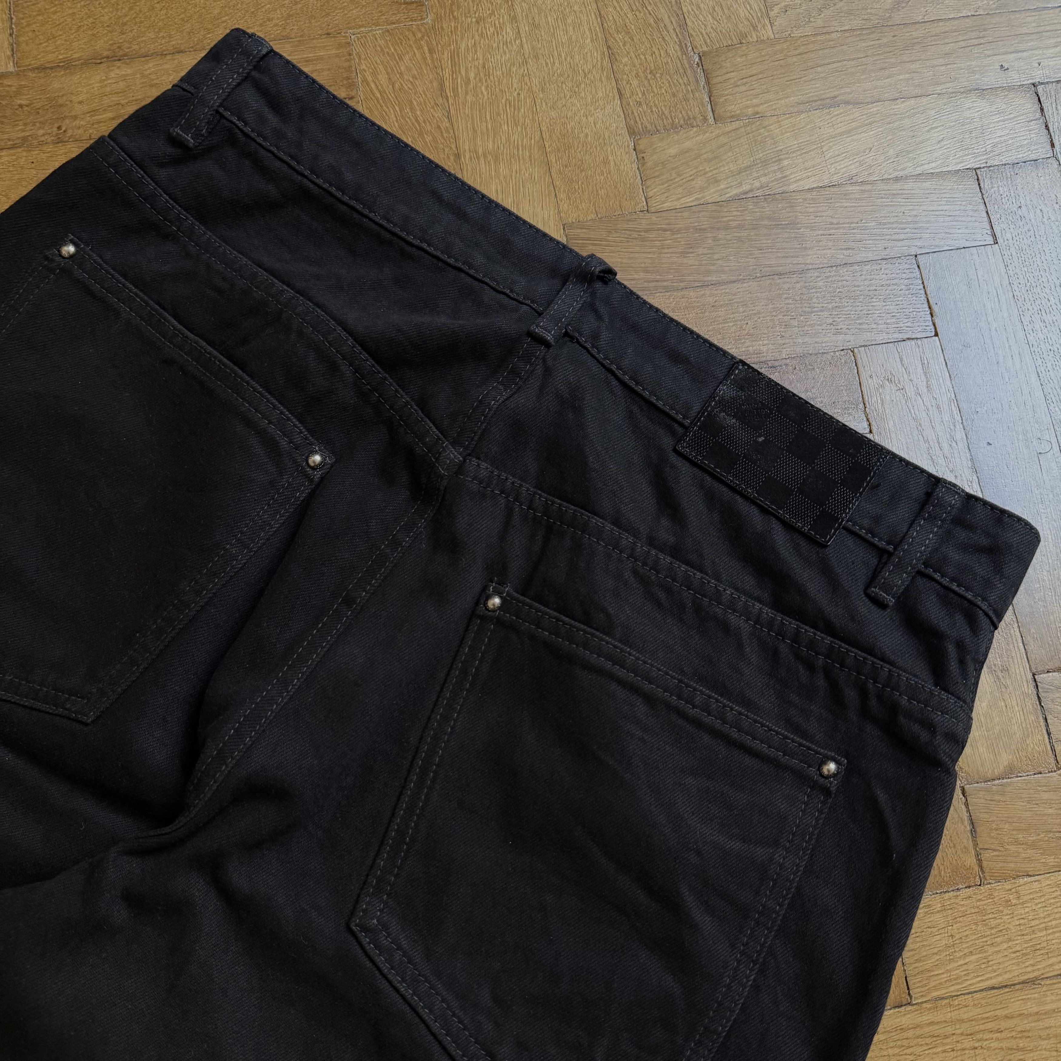 Louis Vuitton Louis Vuitton Destroy Monogram Black Jeans Size US 36 / EU 52 - 5 Thumbnail