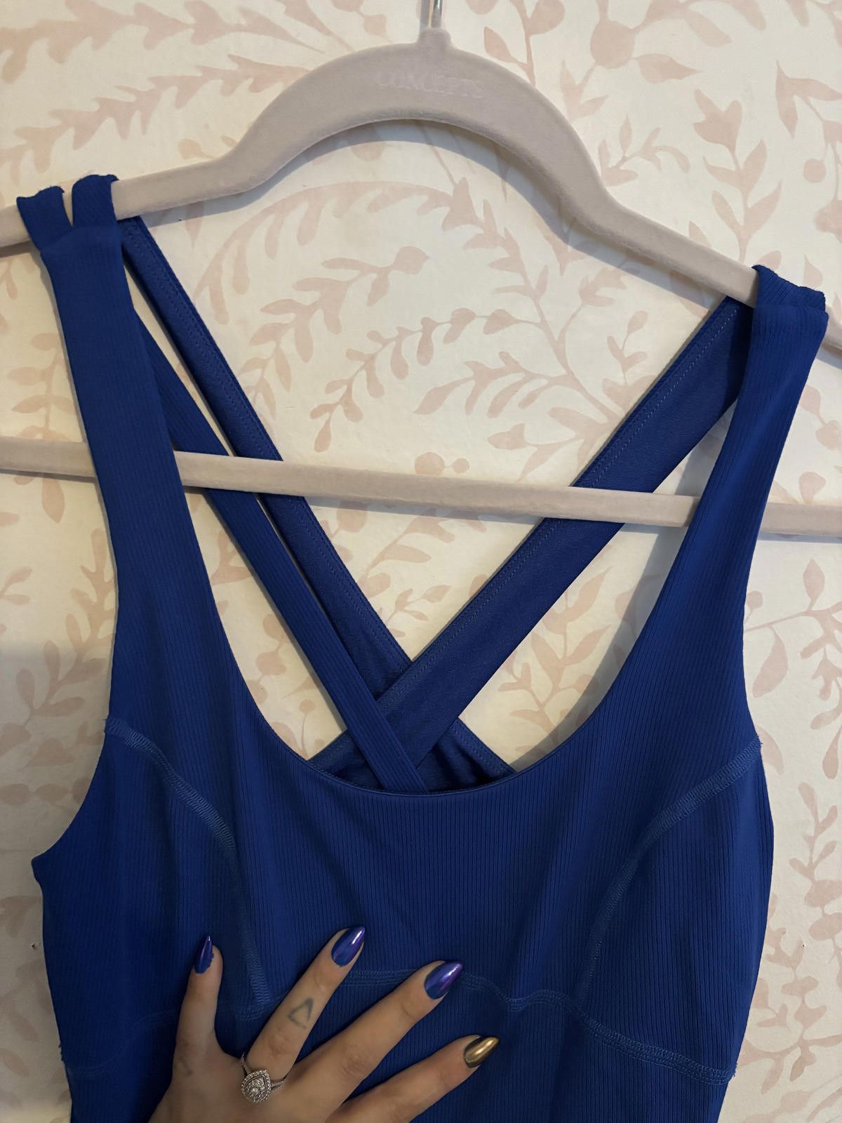 Other NWOT Sweaty Betty Blue Dress with Crisscross Back Straps Size XS / US 0-2 / IT 36-38 - 3 Thumbnail