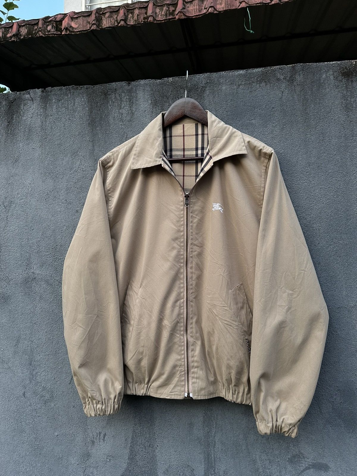 Burberry Vintage Burberry London Novacheck Reversible Bomber Jacket Size US M / EU 48-50 / 2 - 9 Thumbnail
