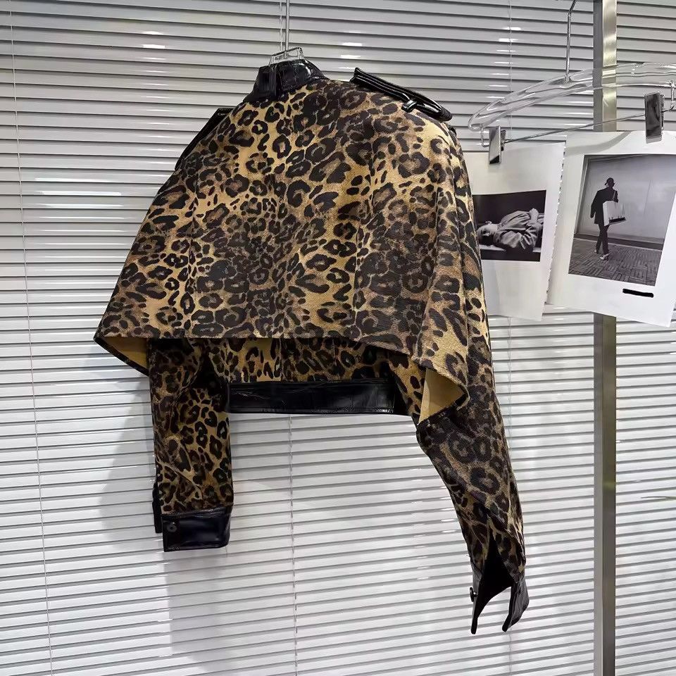 Other Leopard Streetwear Punk Design Spice Girl Printed Jacket Size S / US 4 / IT 40 - 6 Thumbnail