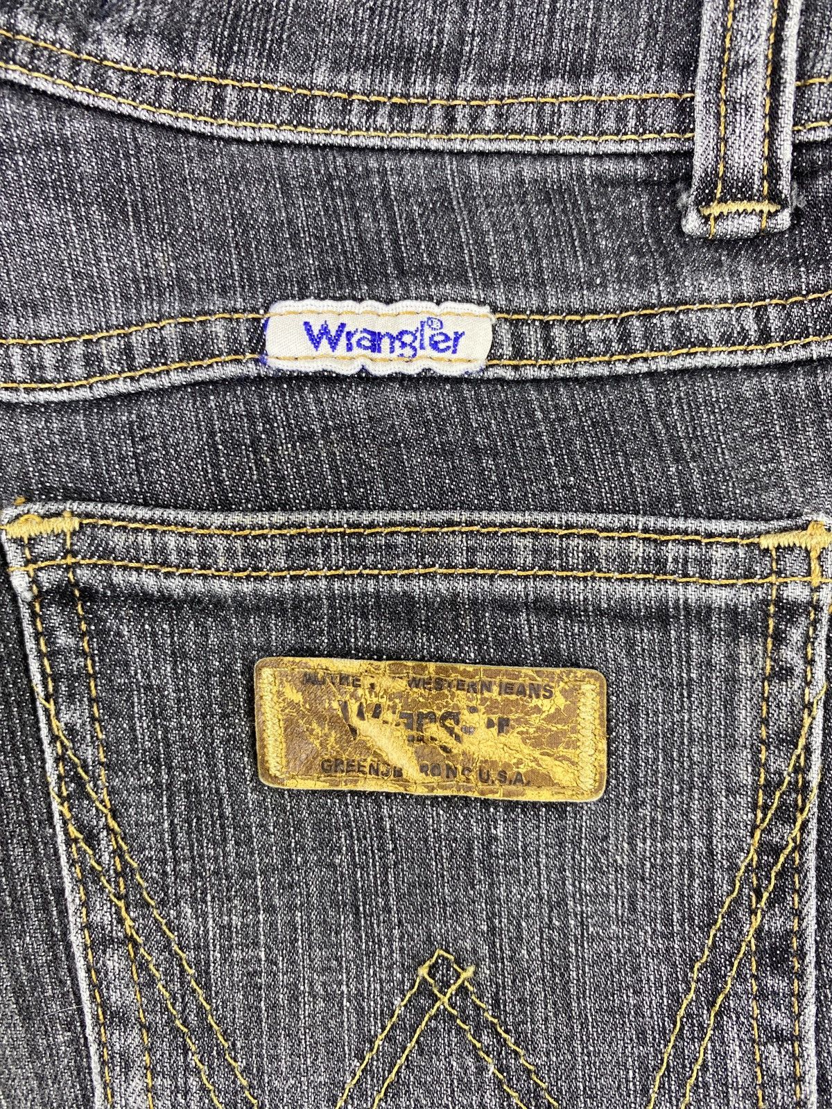 Jean × Vintage × Wrangler Vintage Wrangle Grey Wash Flare Jeans - J985 Size 26" / US 2 / IT 38 - 10 Thumbnail