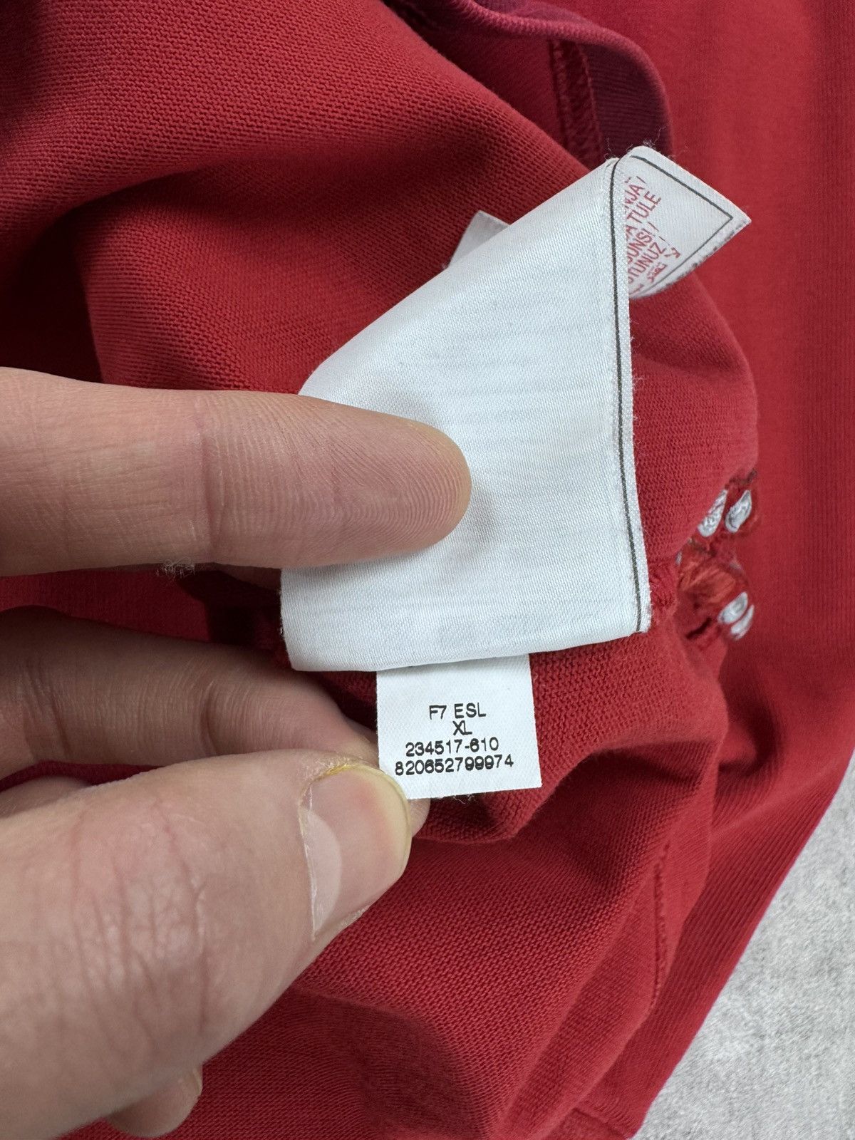 Nike Nike England Rugby 2007/2008 polo shirt long sleeve ROSE O2 Size US XL / EU 56 / 4 - 13 Thumbnail