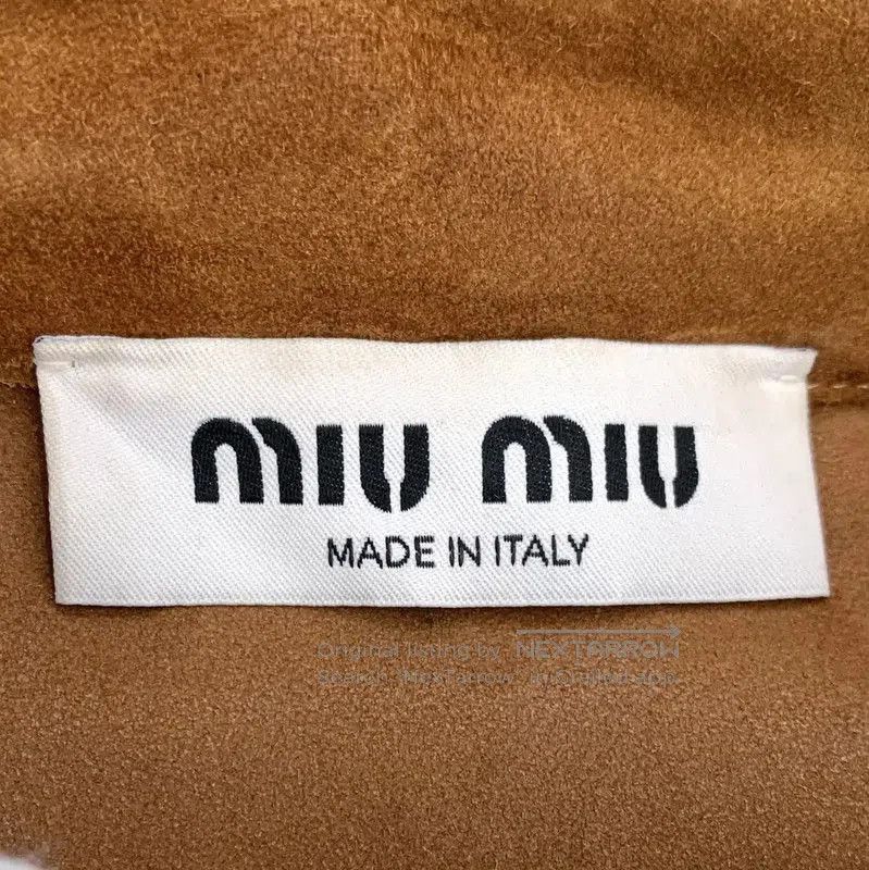 Miu Miu Miu Miu Brown Leather Women's Shirt . Size XS / US 0-2 / IT 36-38 - 7 Thumbnail