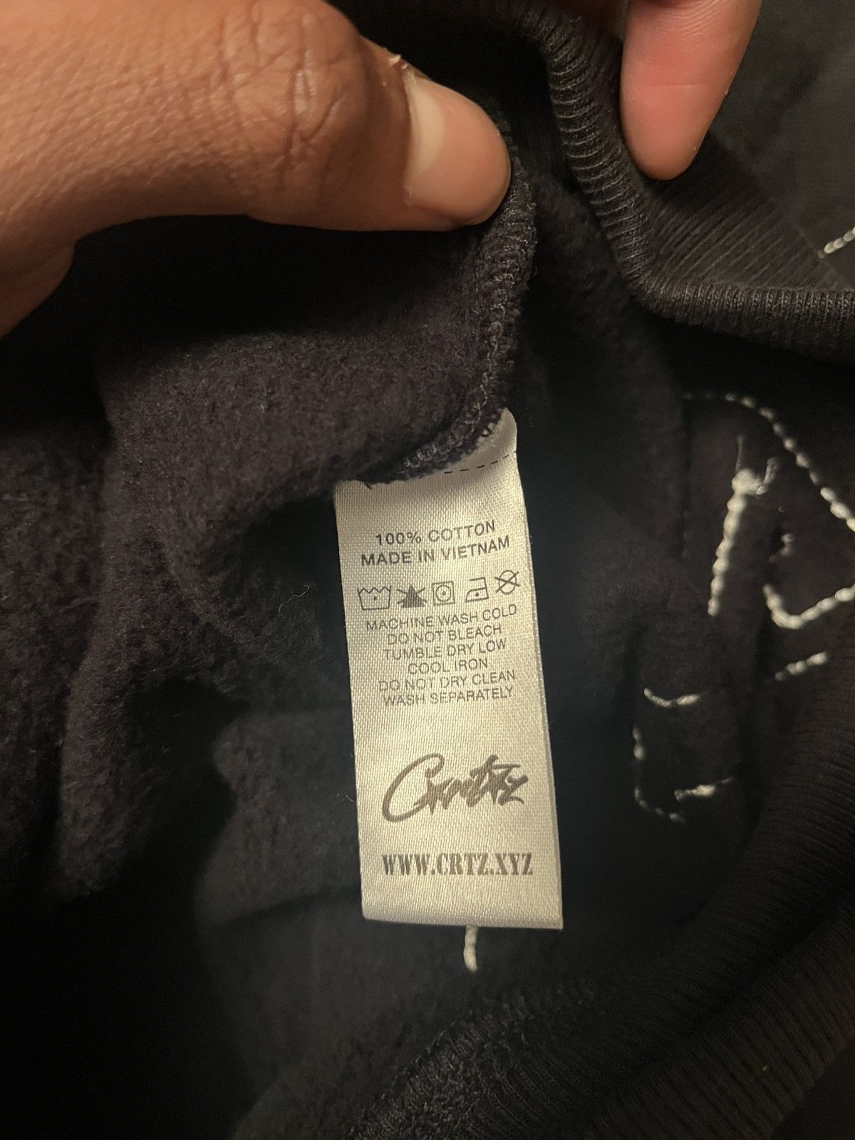 Corteiz Corteiz Lundun Stitch Zip Hoodie Triple Black Size US M / EU 48-50 / 2 - 11 Thumbnail