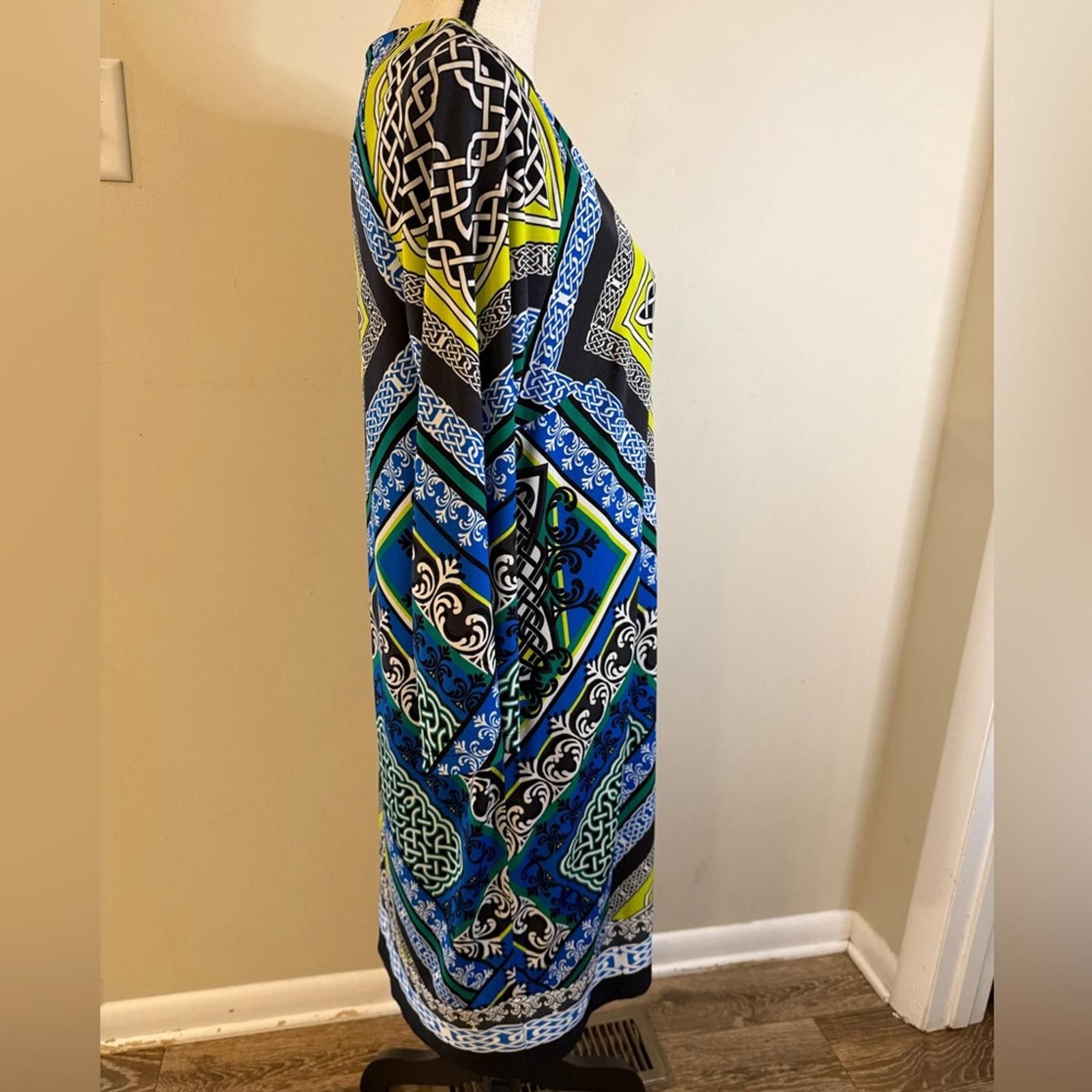 Other Laundry by Shelli Segal multicolored midi sheath dress SZ M Size M / US 6-8 / IT 42-44 - 2 Thumbnail