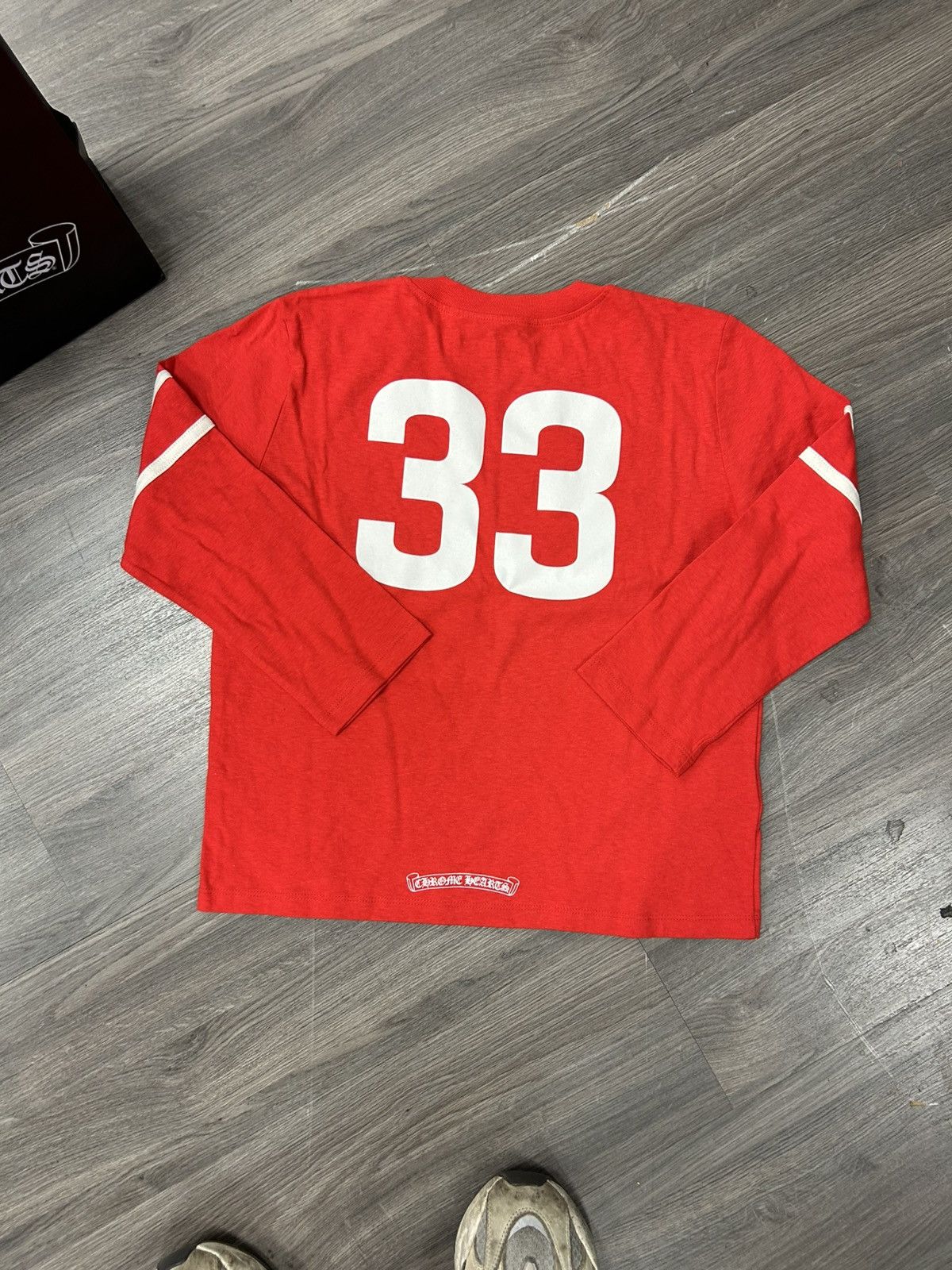 Chrome Hearts Chrome Hearts Roller Skate Horse Shoe Jersey L/S t-shirt red Size S / US 4 / IT 40 - 2 Thumbnail