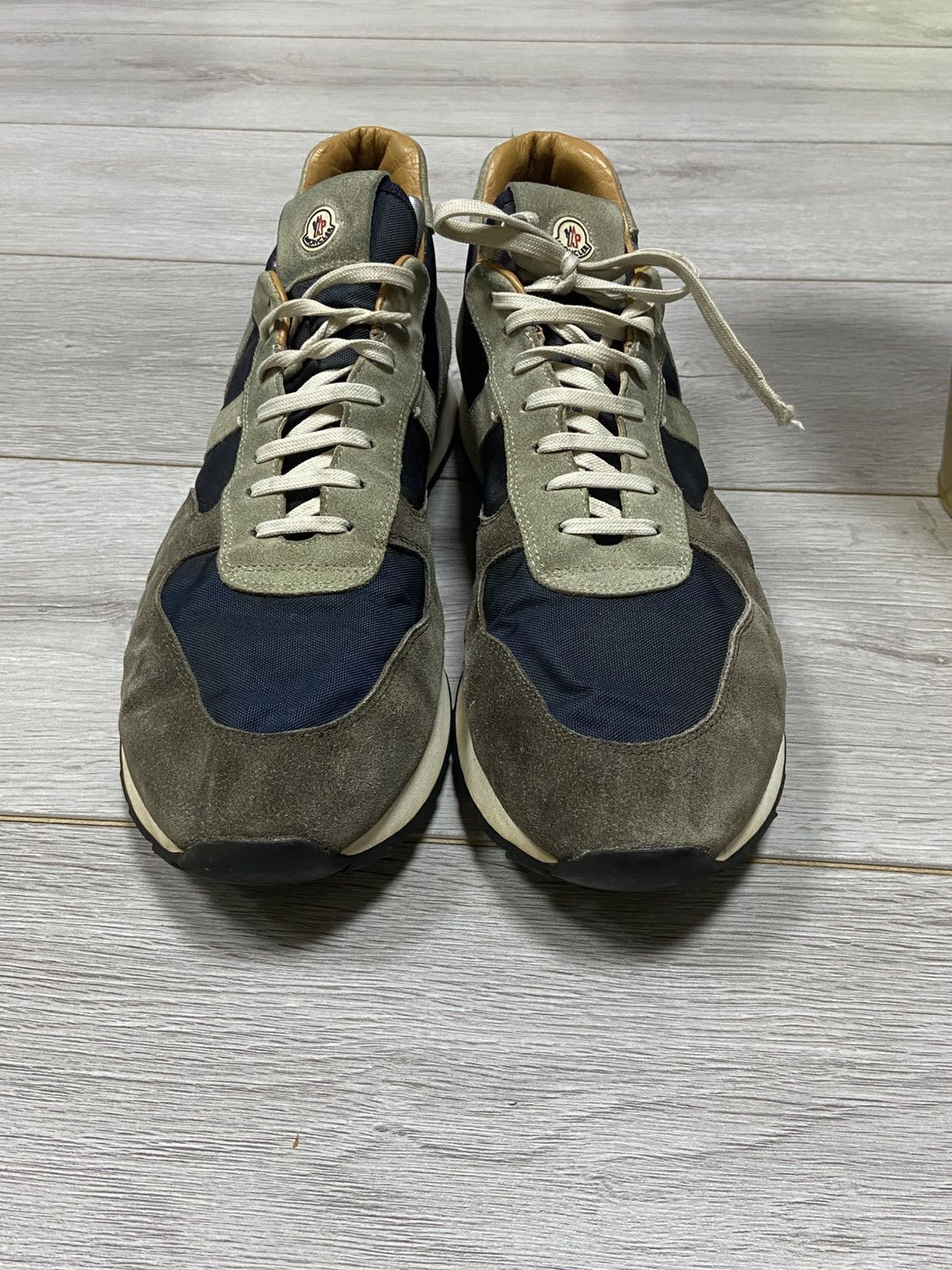 Moncler Moncler suede sneakers shoes Size US 13 / EU 46 - 12 Thumbnail