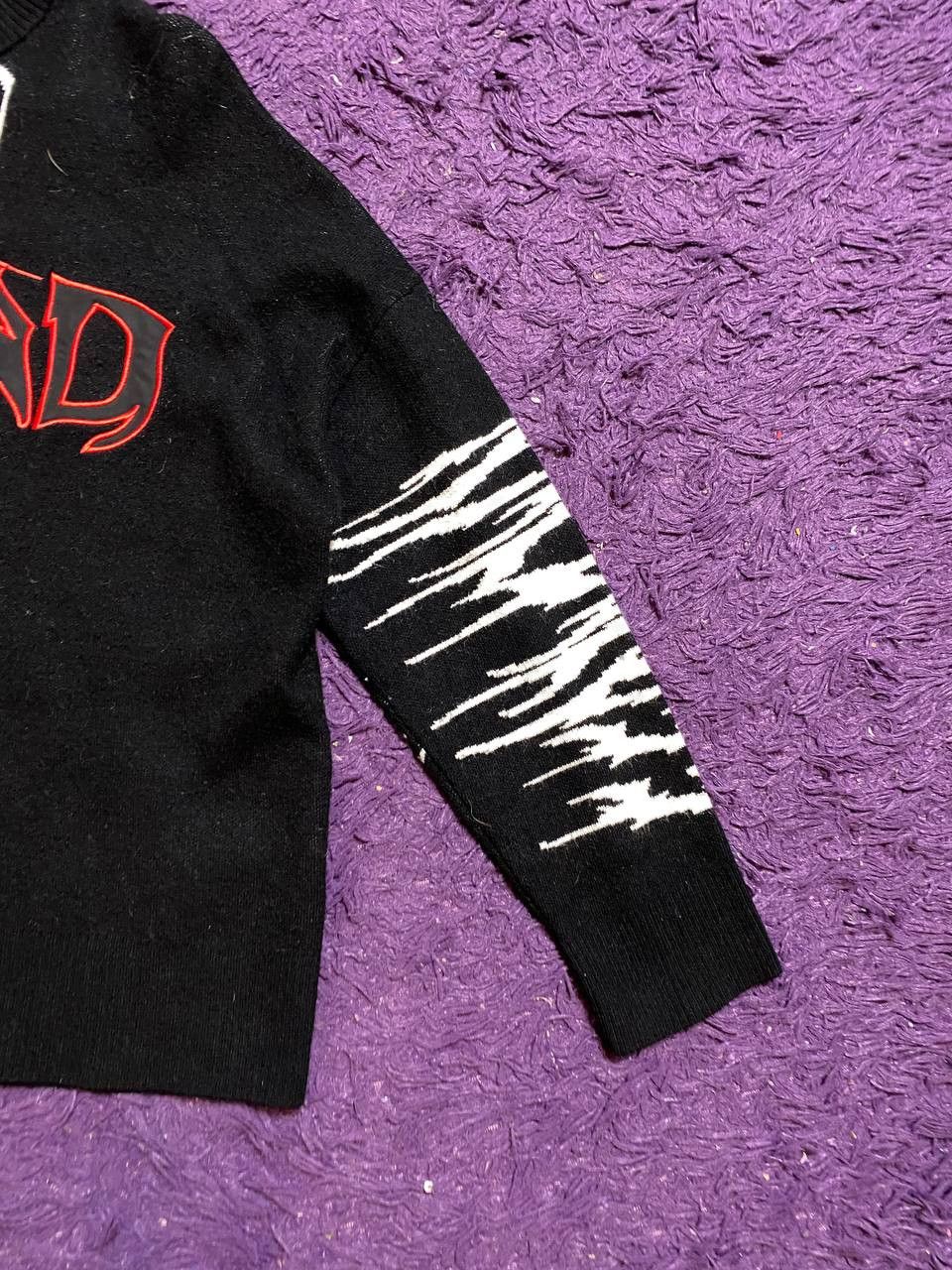 Weekday WEEKDAY Y2K Sweatshirt Black Big Print Size US XS / EU 42 / 0 - 6 Thumbnail