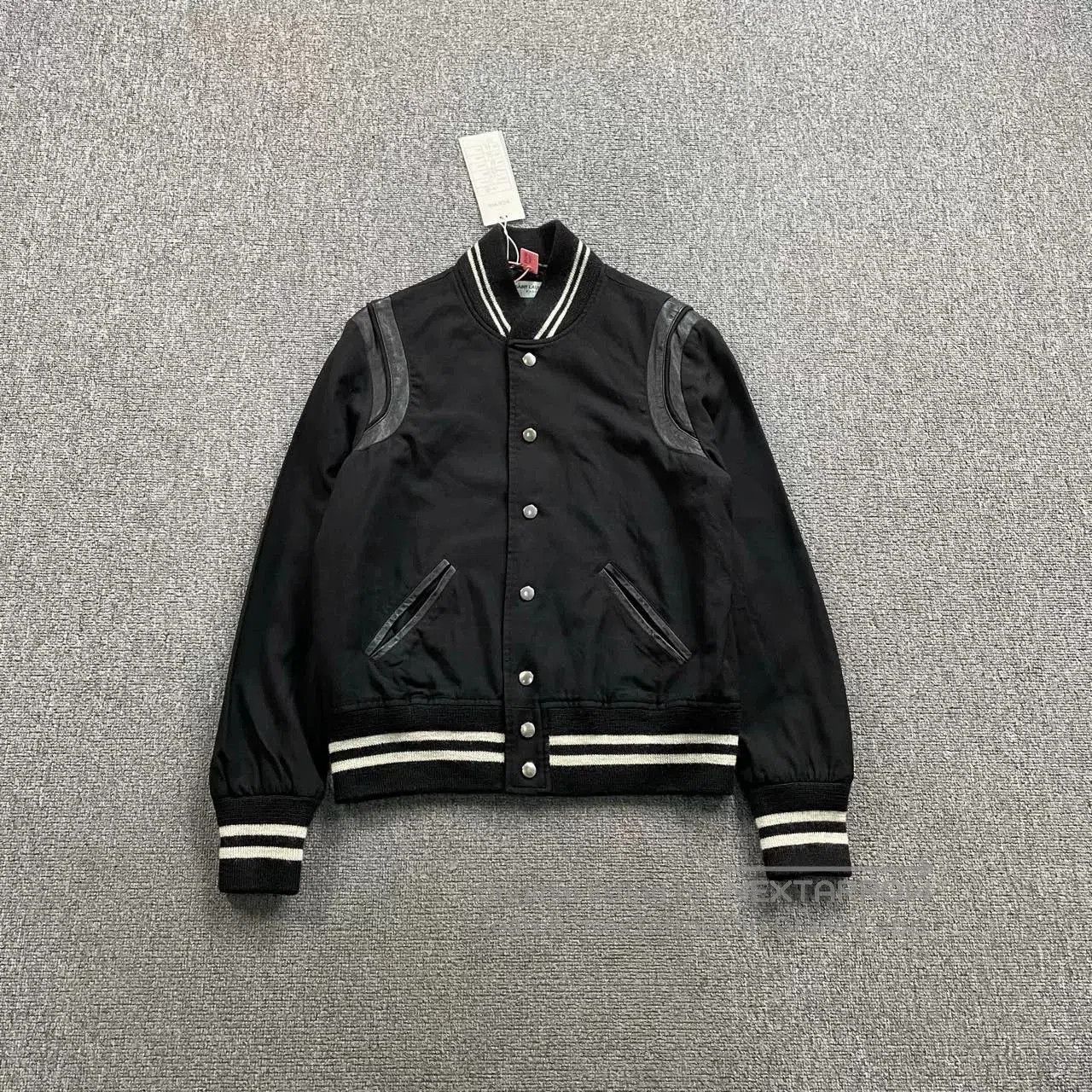 Yves Saint Laurent saint laurent black and white baseball jacket. Size US L / EU 52-54 / 3 - 1 Thumbnail