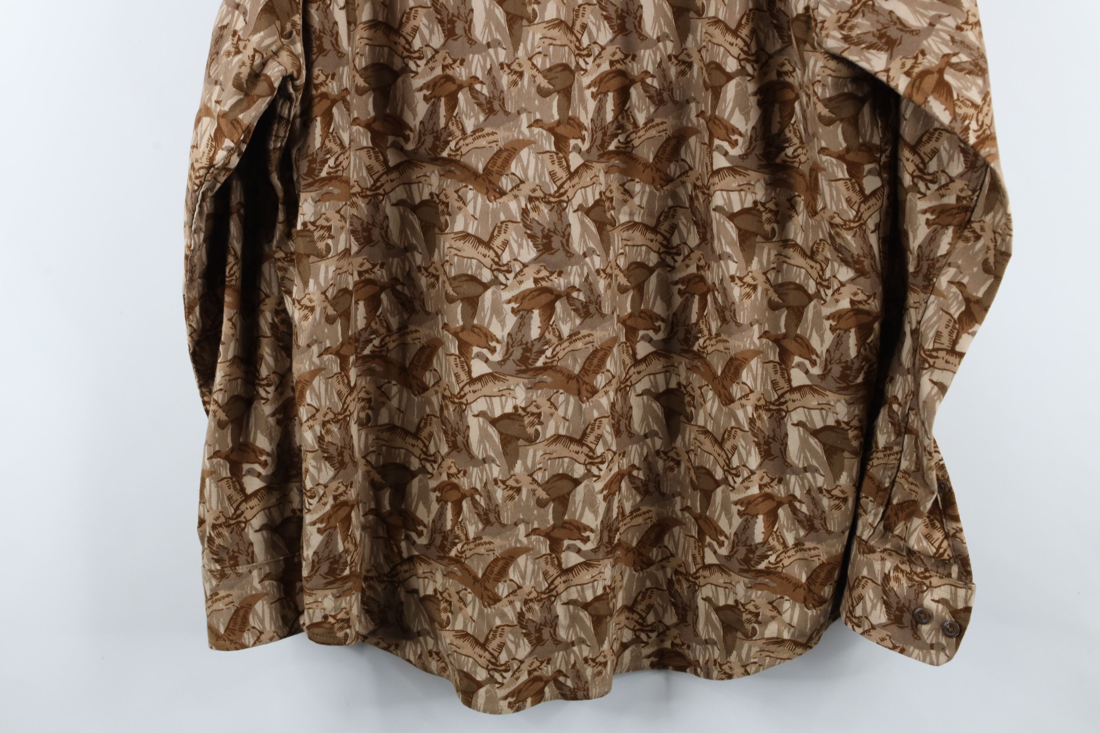 Lands' End × Vintage Lands End x Blake Shelton Camouflage Over Print Button Shirt Size US L / EU 52-54 / 3 - 12 Thumbnail