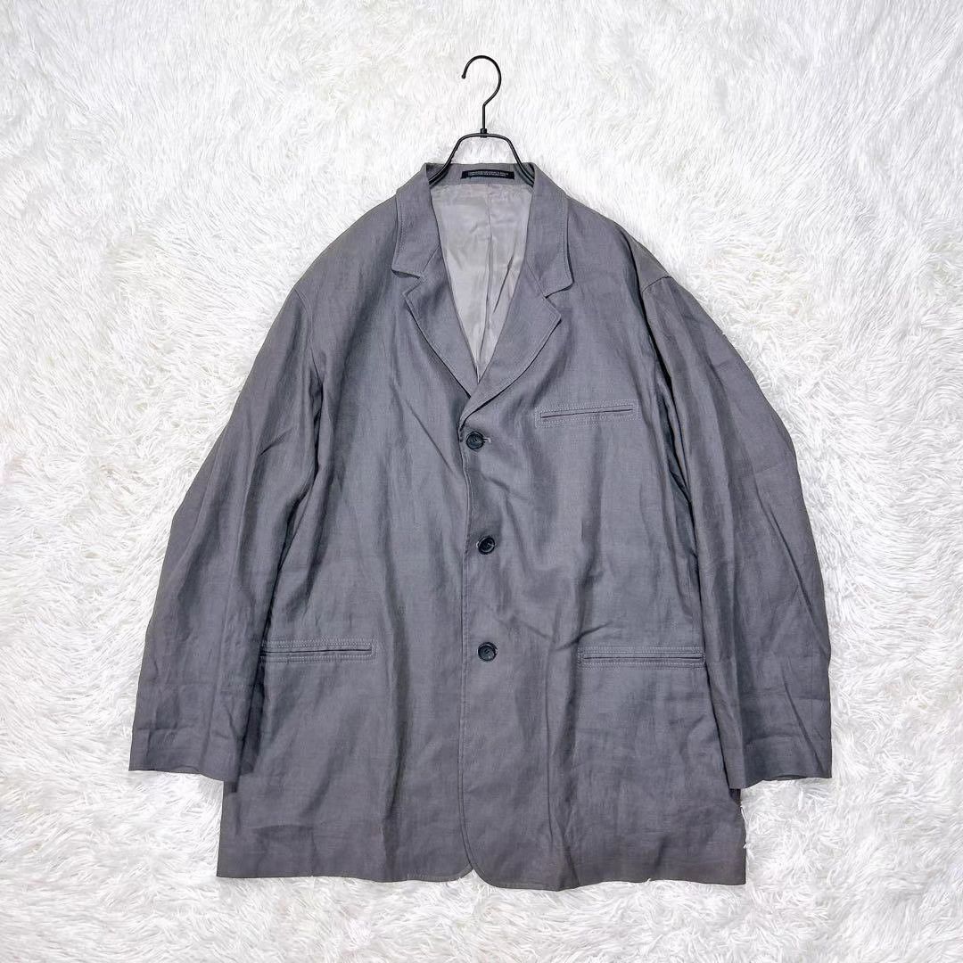 Yohji Yamamoto Yohji Yamamoto pourhomme French Linen Blazer K11 Size US M / EU 48-50 / 2 - 1 Thumbnail