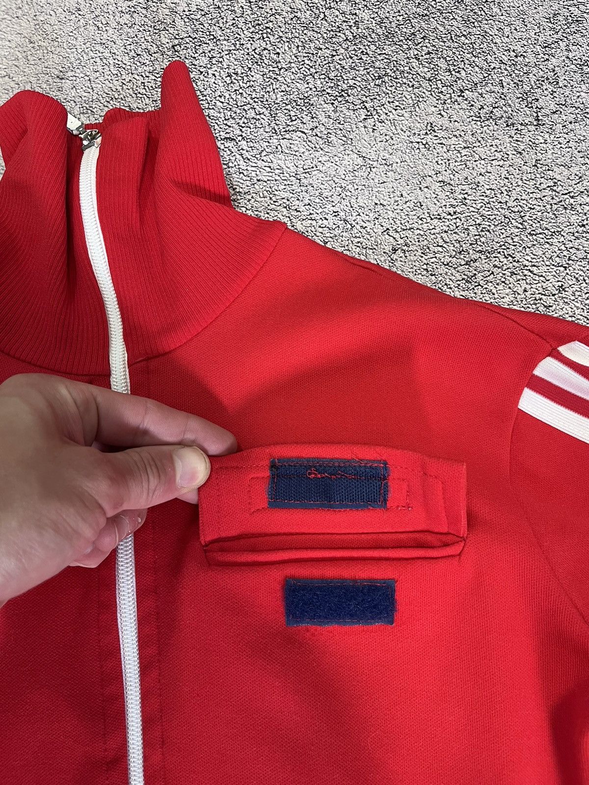 Adidas Vintage Adidas Red Track Jacket Made in Yugoslavia Women’s Size M / US 6-8 / IT 42-44 - 15 Thumbnail