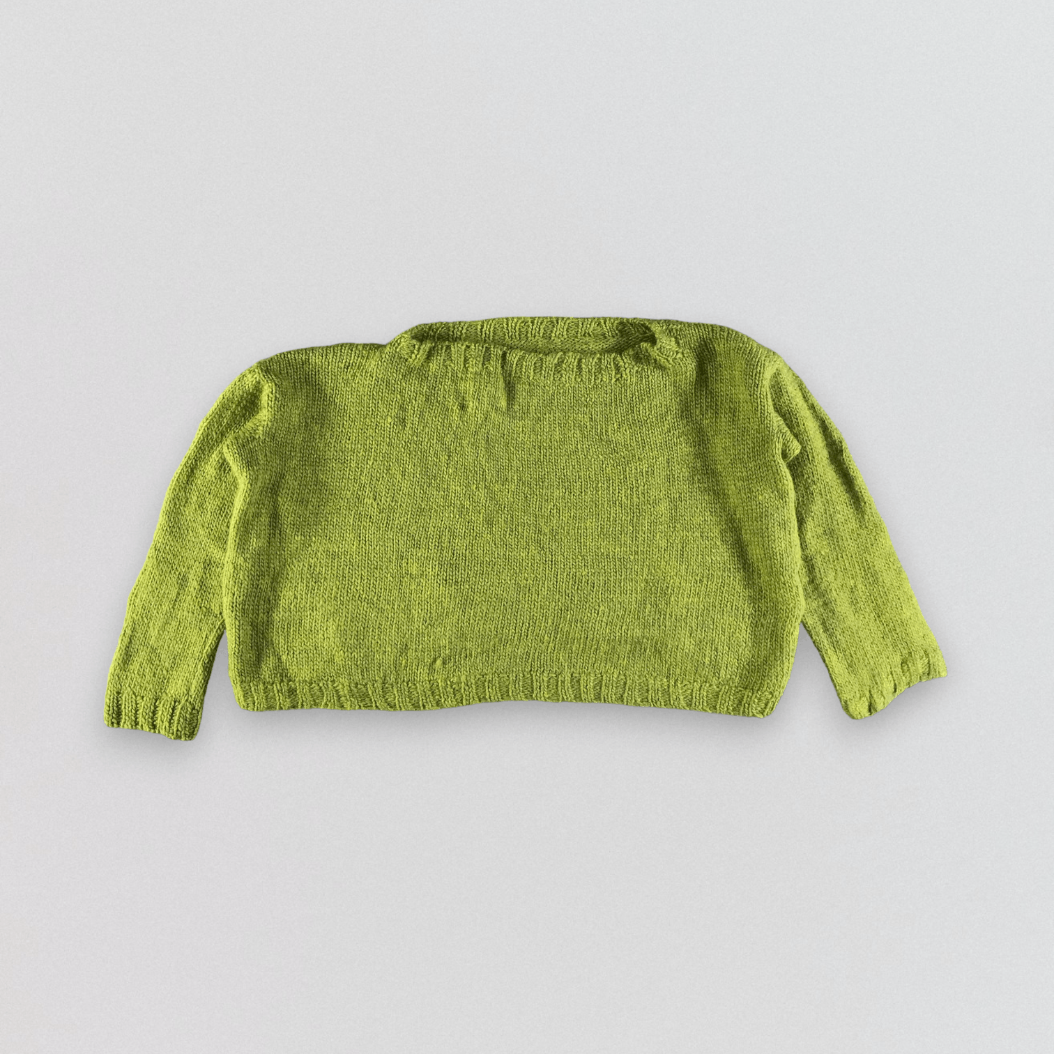 Vintage Vintage Cropped Knitwear Sweater K1062 Size US M / EU 48-50 / 2 - 1 Thumbnail