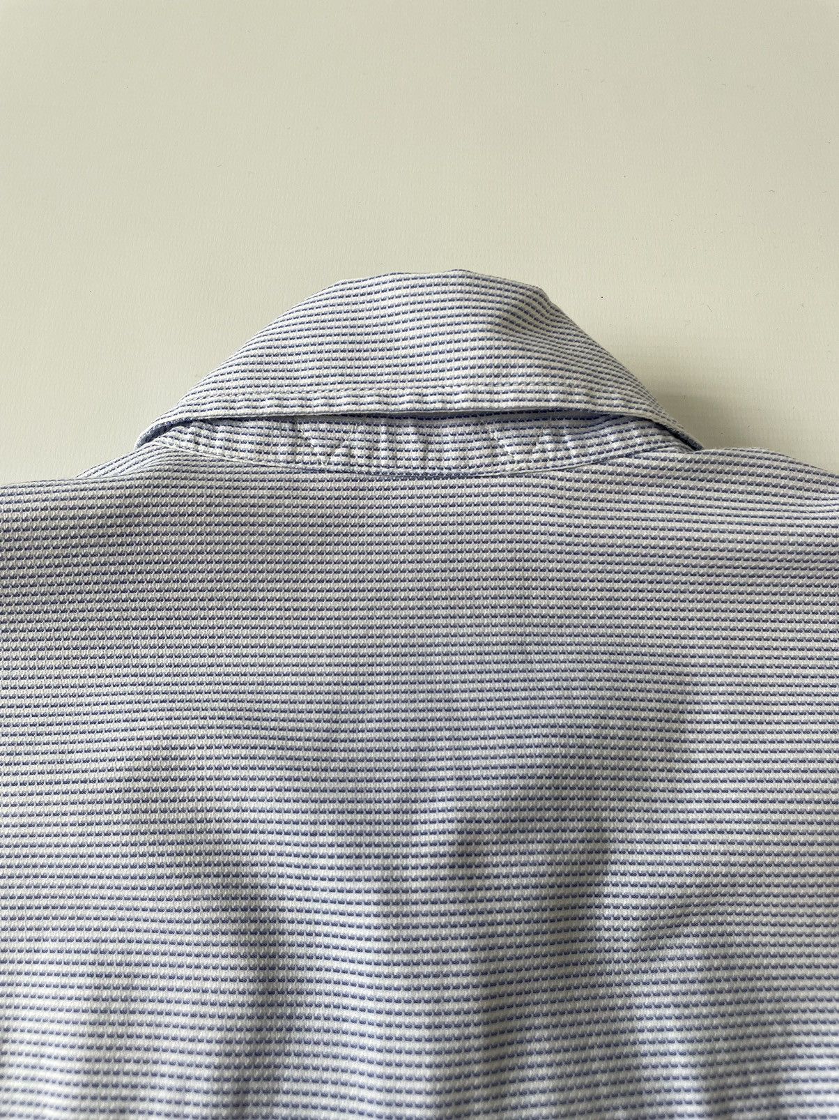 Our Legacy White / Blue Stripe Cotton ‘Above’ Shirt Size US M / EU 48-50 / 2 - 14 Thumbnail