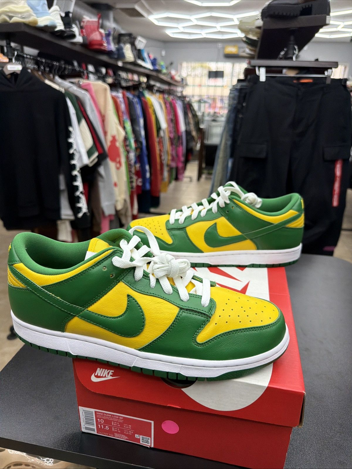 Nike Nike Dunk SP Low Brazil CU1727-700 Size 10 - Brand New Quick Size US 10 / EU 43 - 3 Thumbnail
