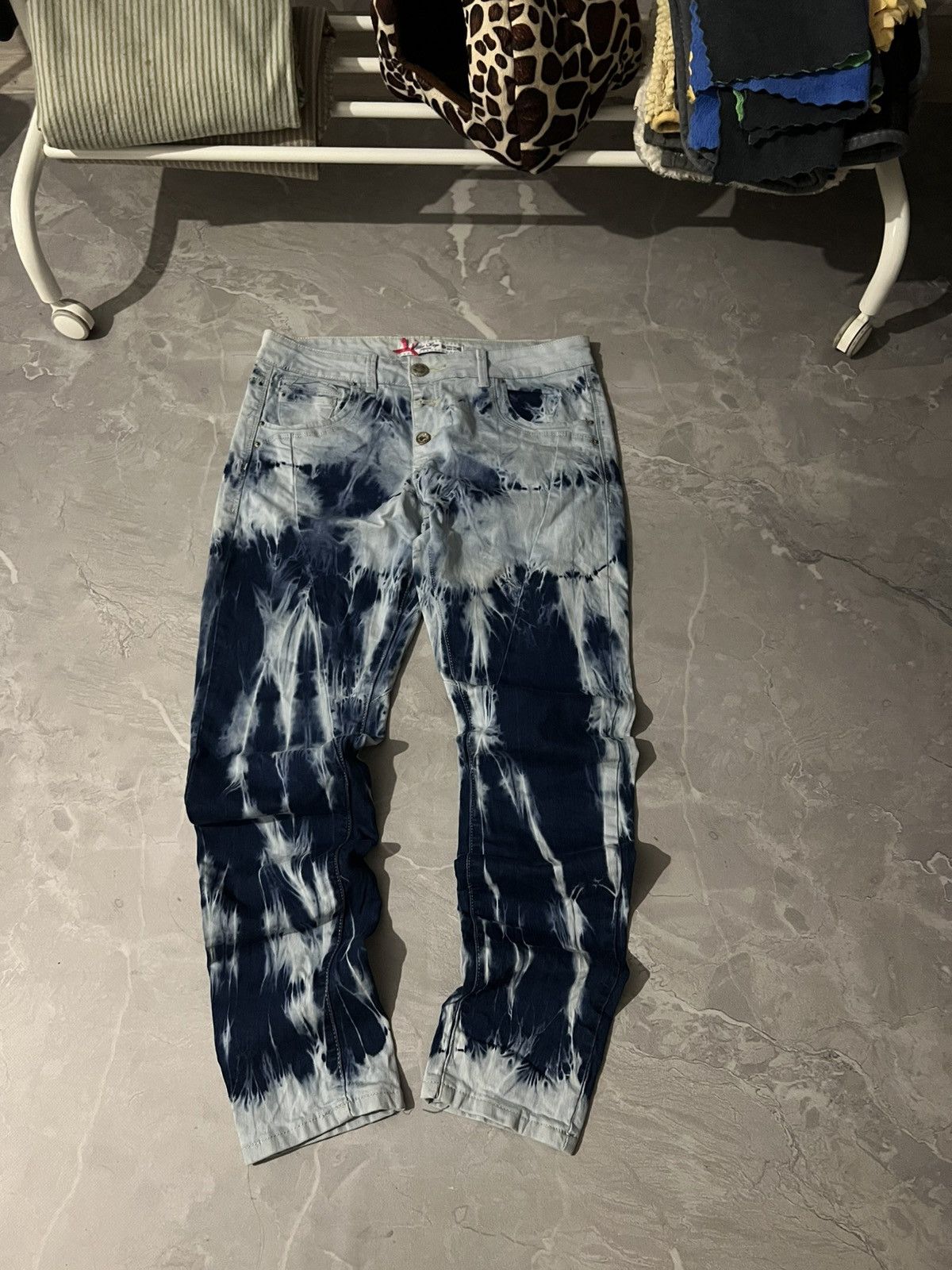 Japanese Brand Distressed Slim Sexy Fit / Number Nine Style Rare / Archive Size US 32 / EU 48 - 3 Thumbnail