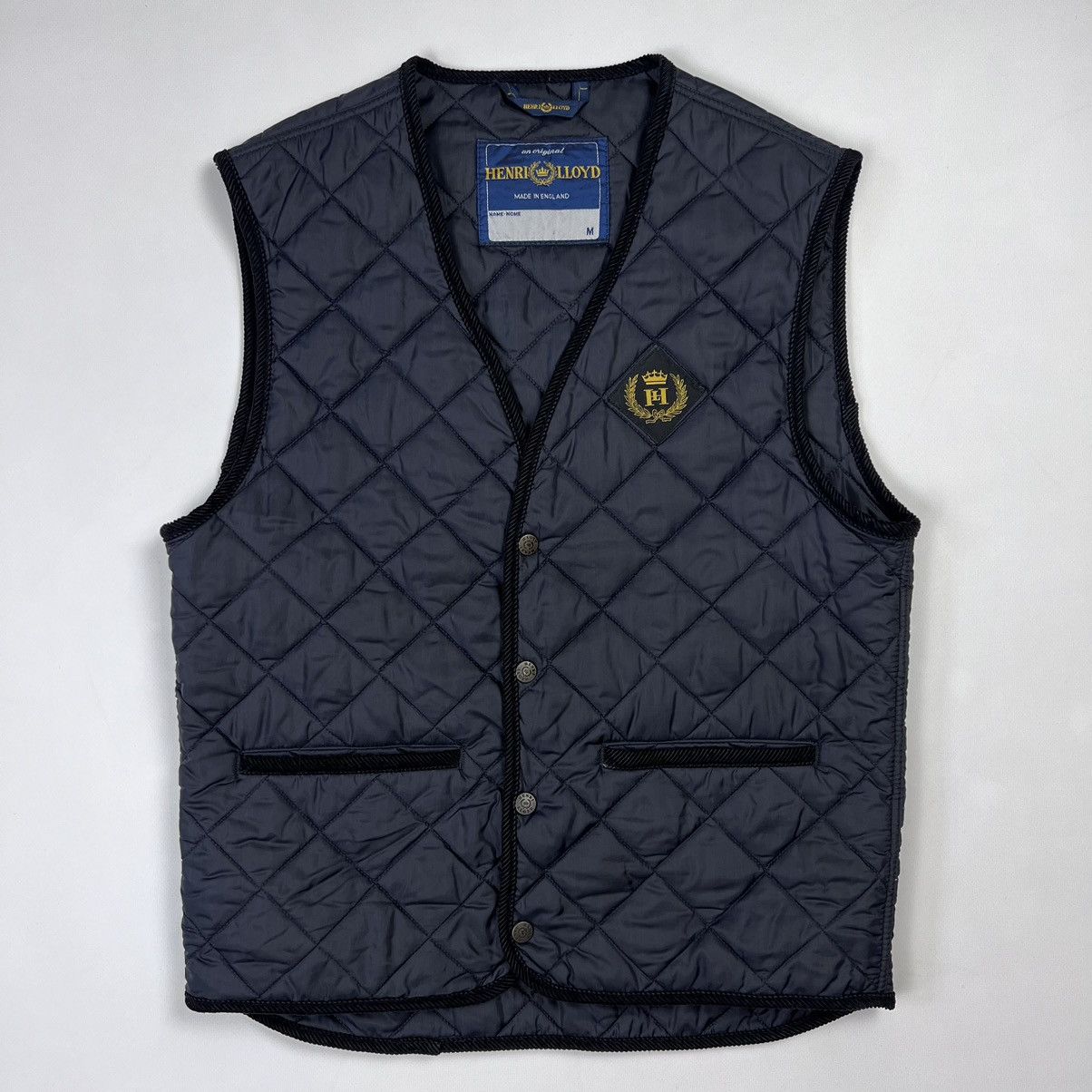 Henri Lloyd × Vintage 90s vintage Henri Lloyd quilted vest Size US M / EU 48-50 / 2 - 1 Thumbnail