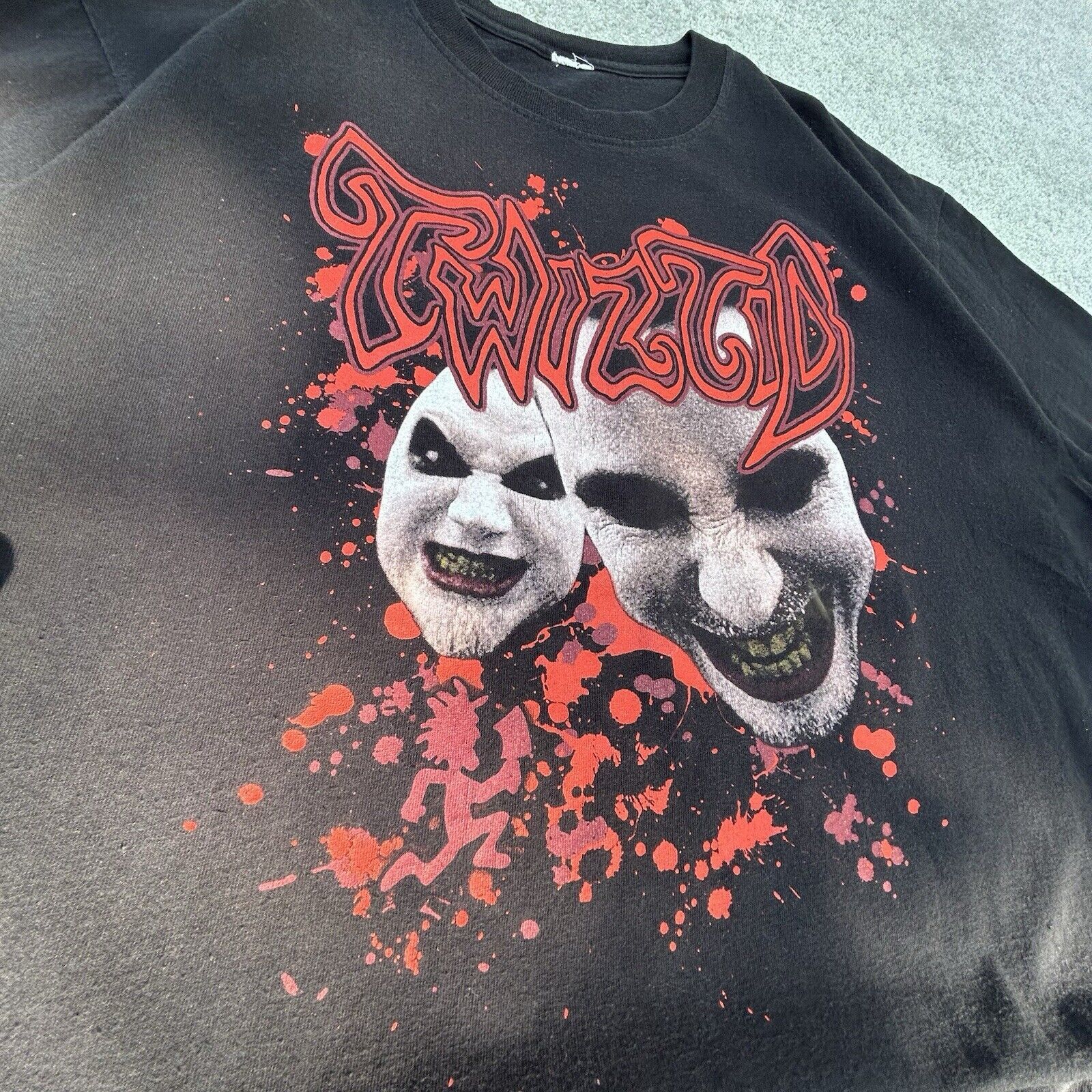 Gildan Vintage Insane Clown Posse Twiztid Shirt ICP 90s rock Size US XL / EU 56 / 4 - 3 Thumbnail