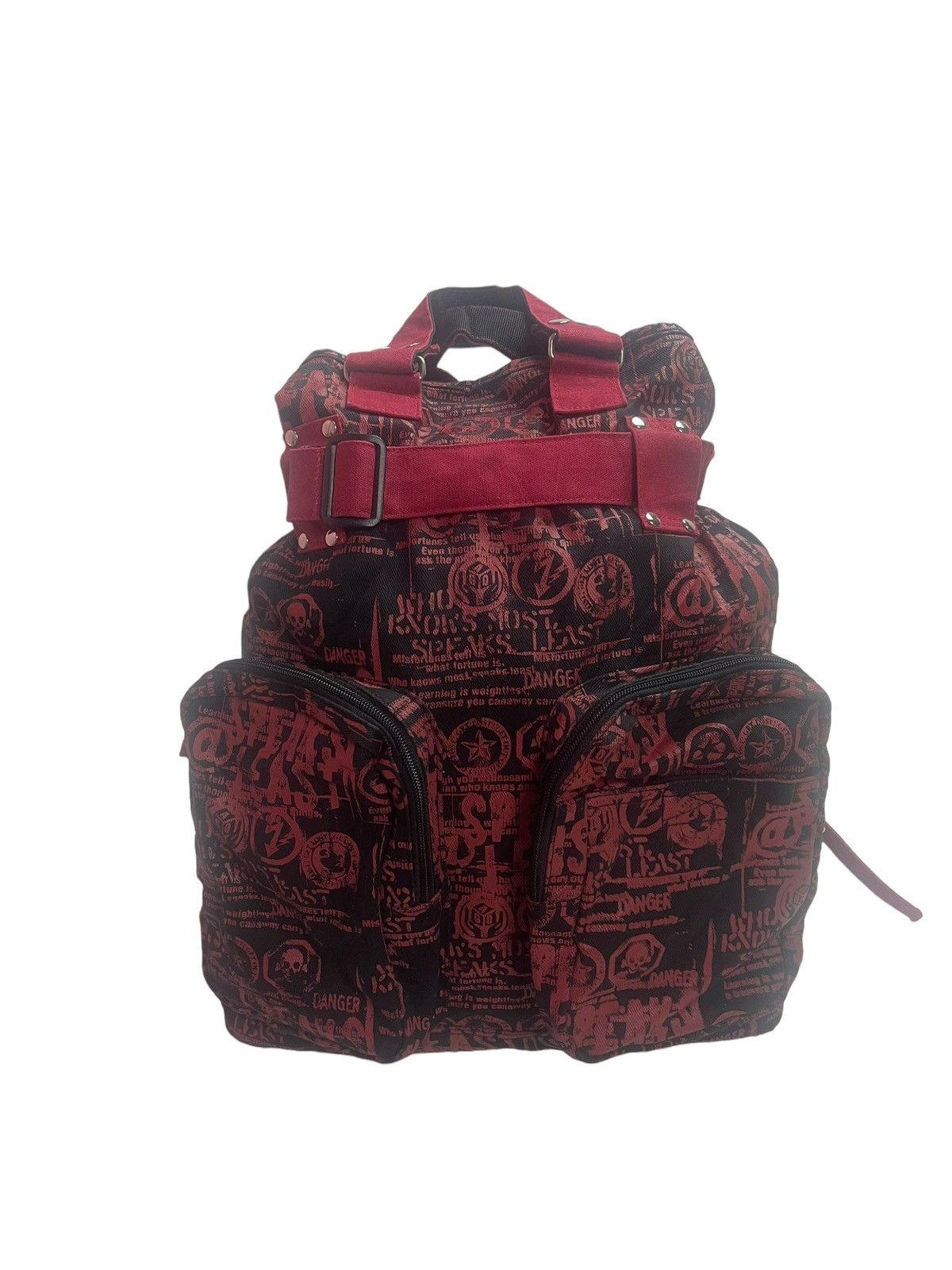 Japanese Brand Algonquins Backpack Seditionaries Punk Streetwear Size ONE SIZE - 1 Thumbnail