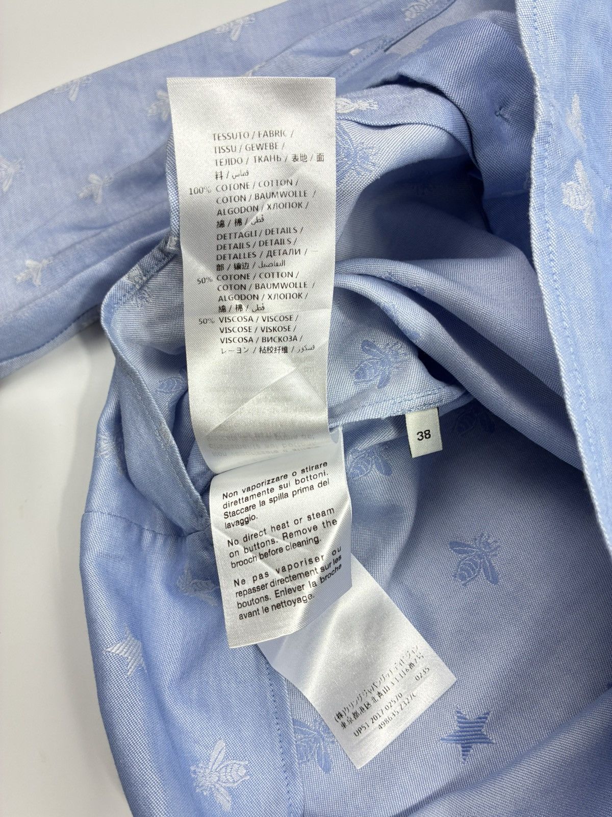 Gucci Gucci - Alessandro Michele Bee & Star Jacquard Blouse Size XS / US 0-2 / IT 36-38 - 10 Thumbnail