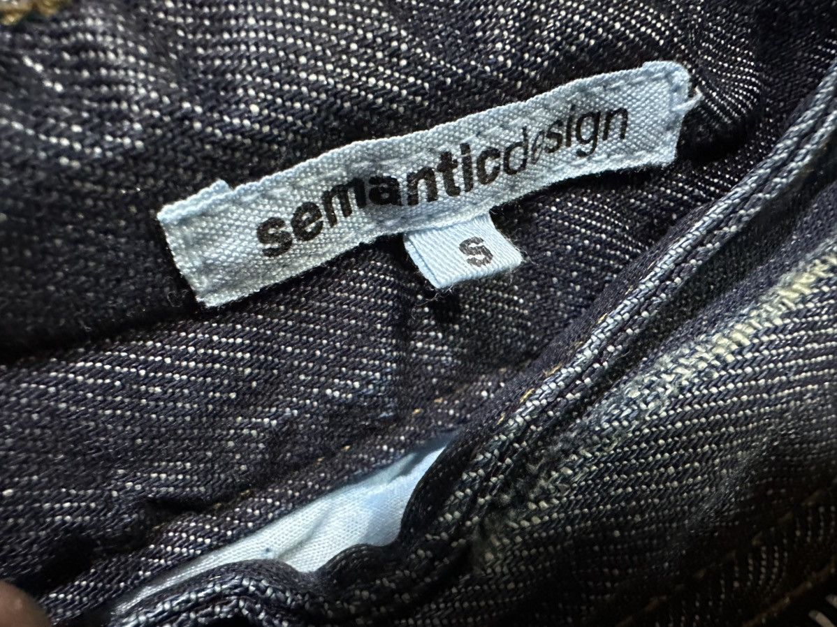 semanticdesign 🔥Sick Y2K Semantic Designs Multi Zipper Denim Punk Size US 30 / EU 46 - 9 Thumbnail