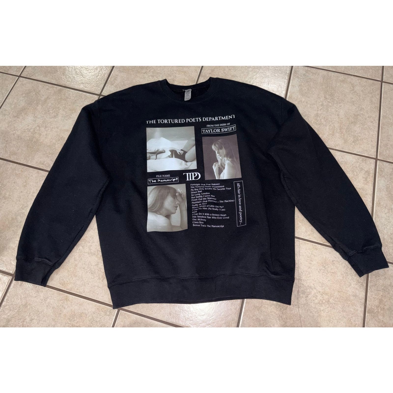 Gildan Taylor Swift the tortured poets department 2024 XL Size XL / US 12-14 / IT 48-50 - 1 Thumbnail