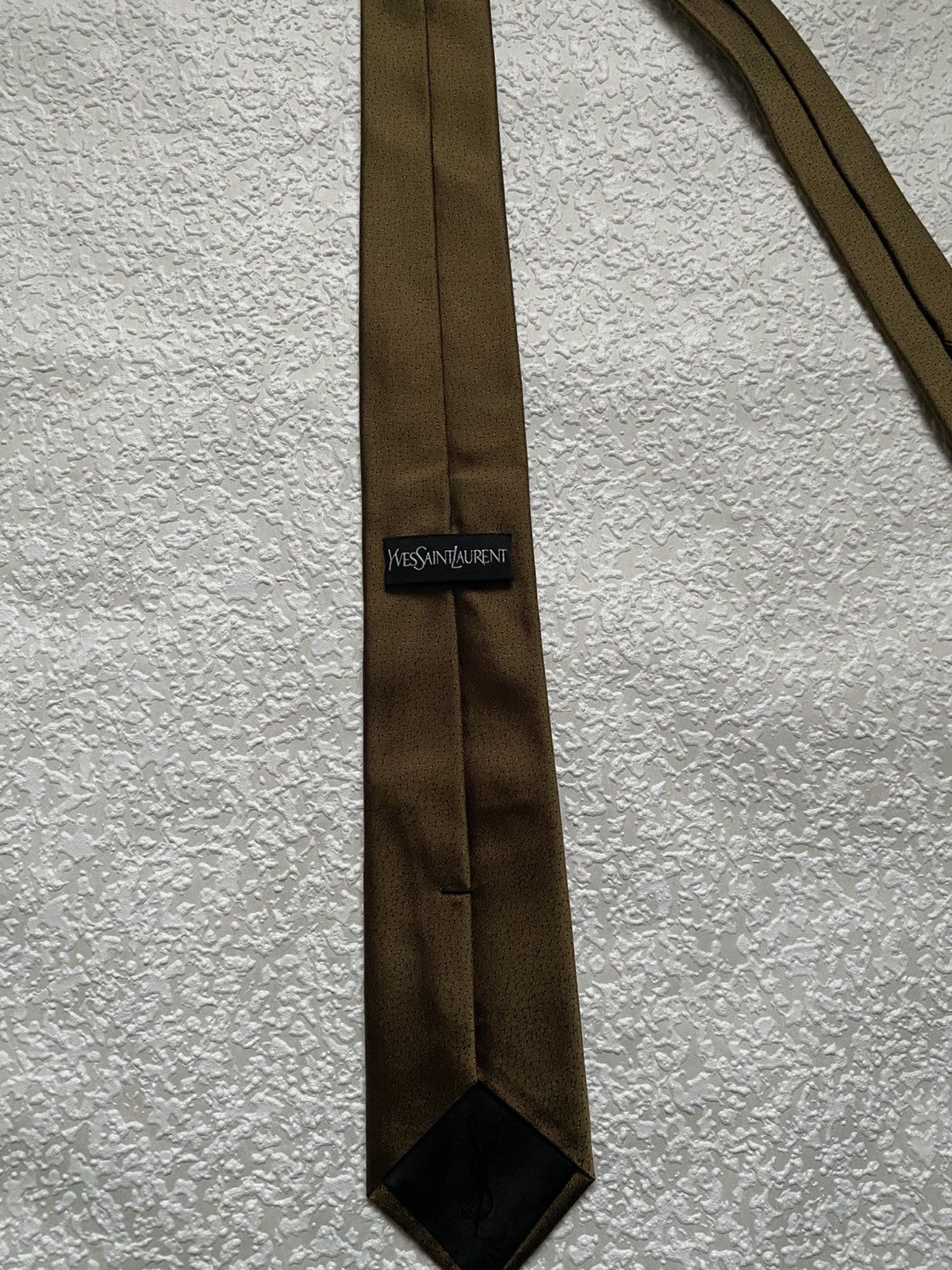 Yves Saint Laurent vintage tie YSL Y2K silk made in France Size ONE SIZE - 3 Thumbnail