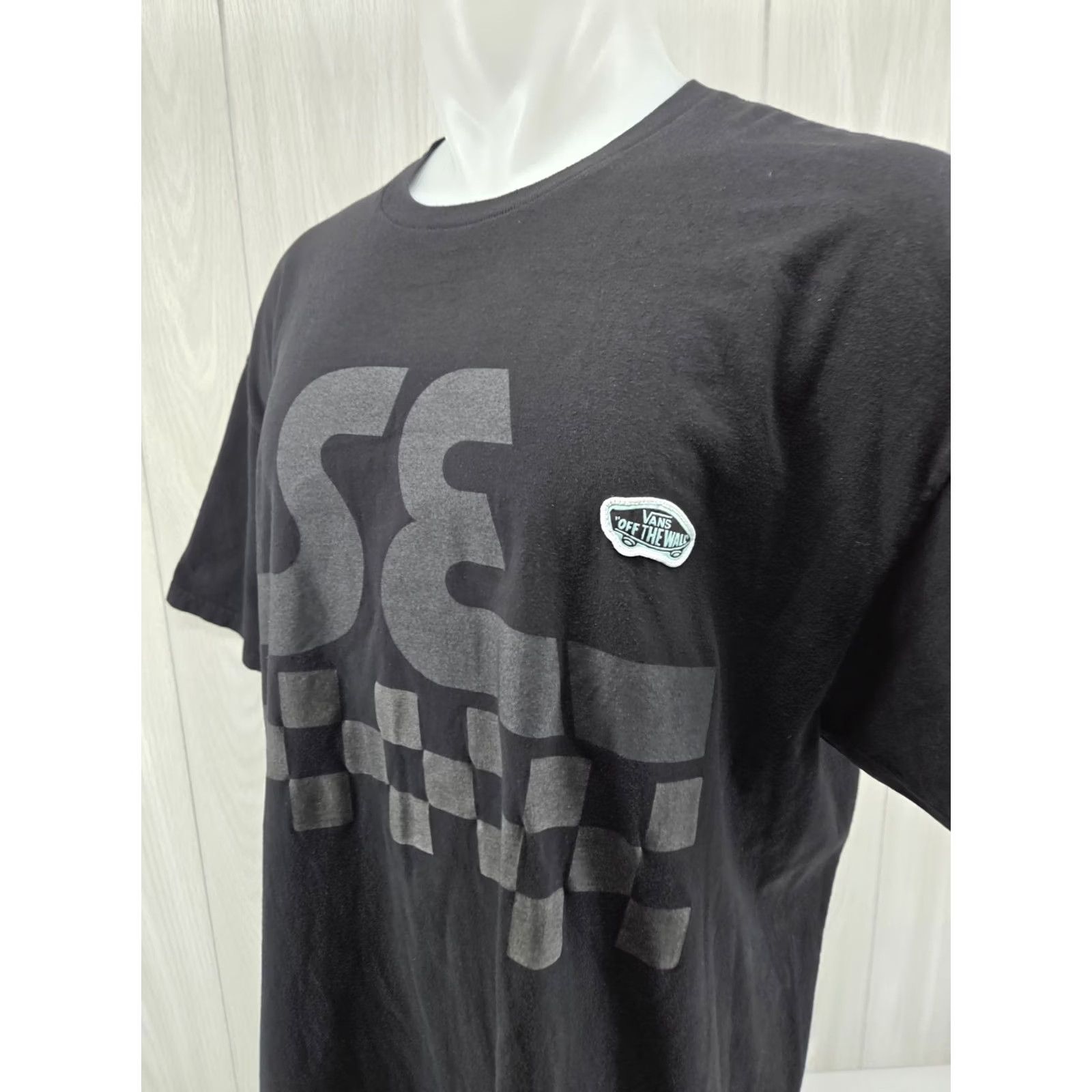Vans Vans T-Shirt Men 2XL Black Cotton Classic Fit SE Off The Wall Logo Short Sleeve Crew Neck Size US XXL / EU 58 / 5 - 5 Thumbnail