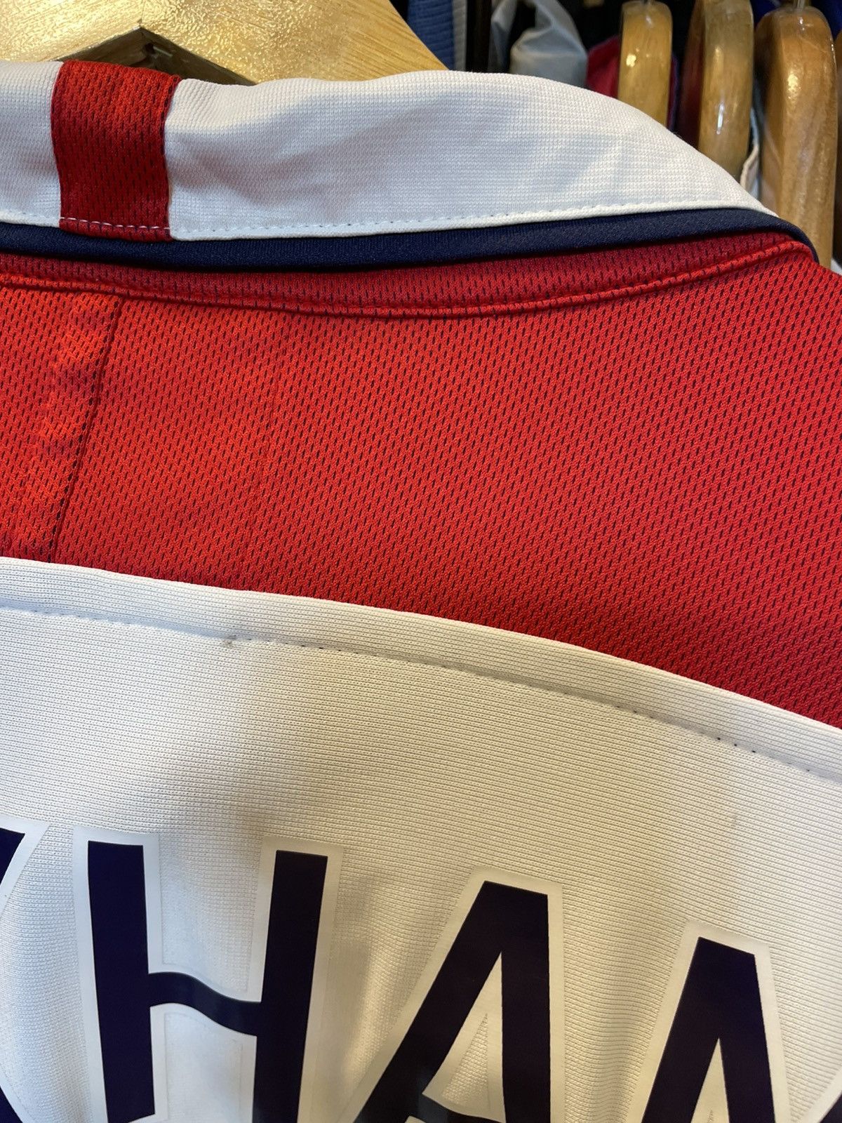 Umbro Vintage 2003-2004 England Long Sleeves Home Kit BECKHAM7 Size US L / EU 52-54 / 3 - 11 Thumbnail