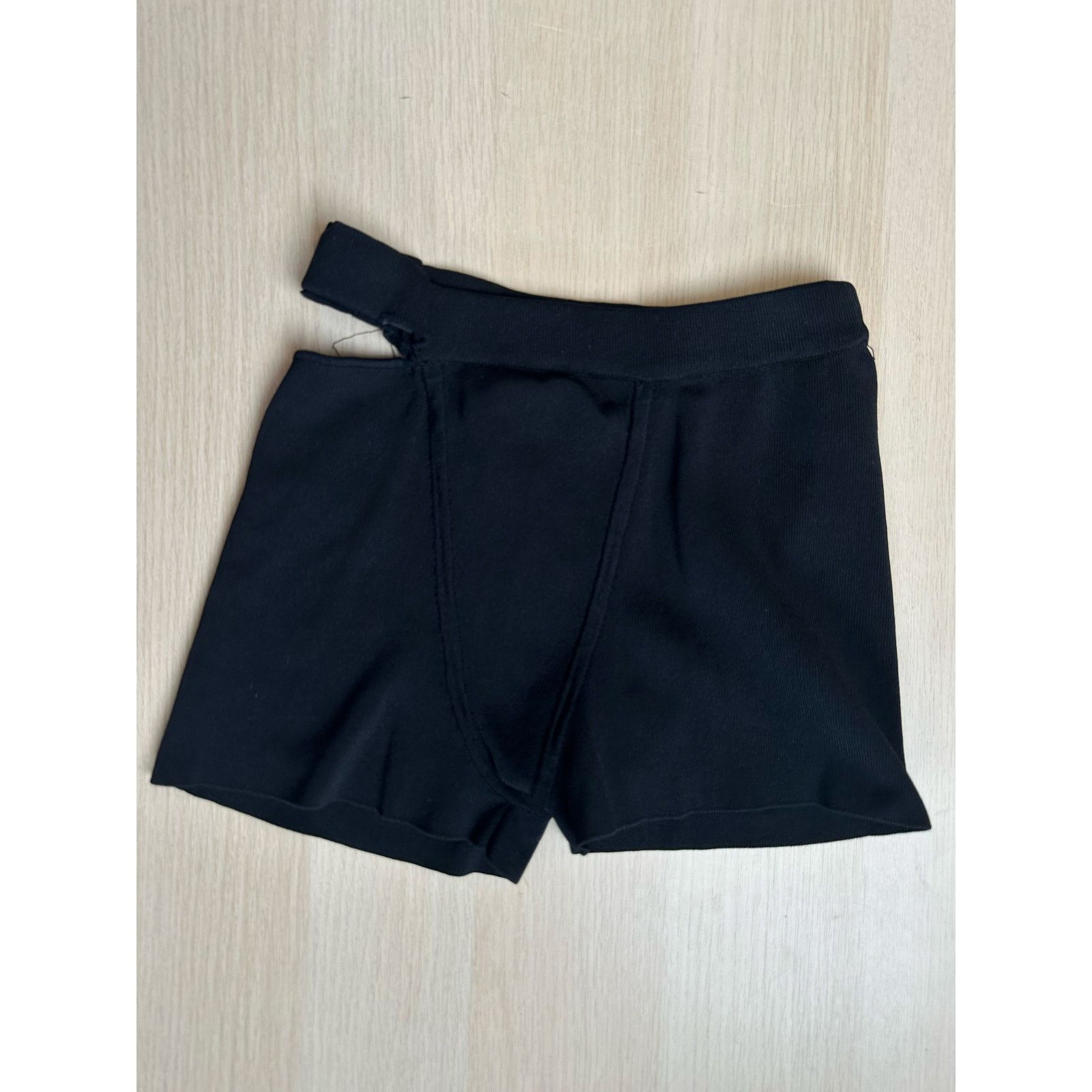 Zara Rare ZARA x Kaia Gerber Black Biker Short - Size S - Mint Size S / US 4 / IT 40 - 1 Thumbnail