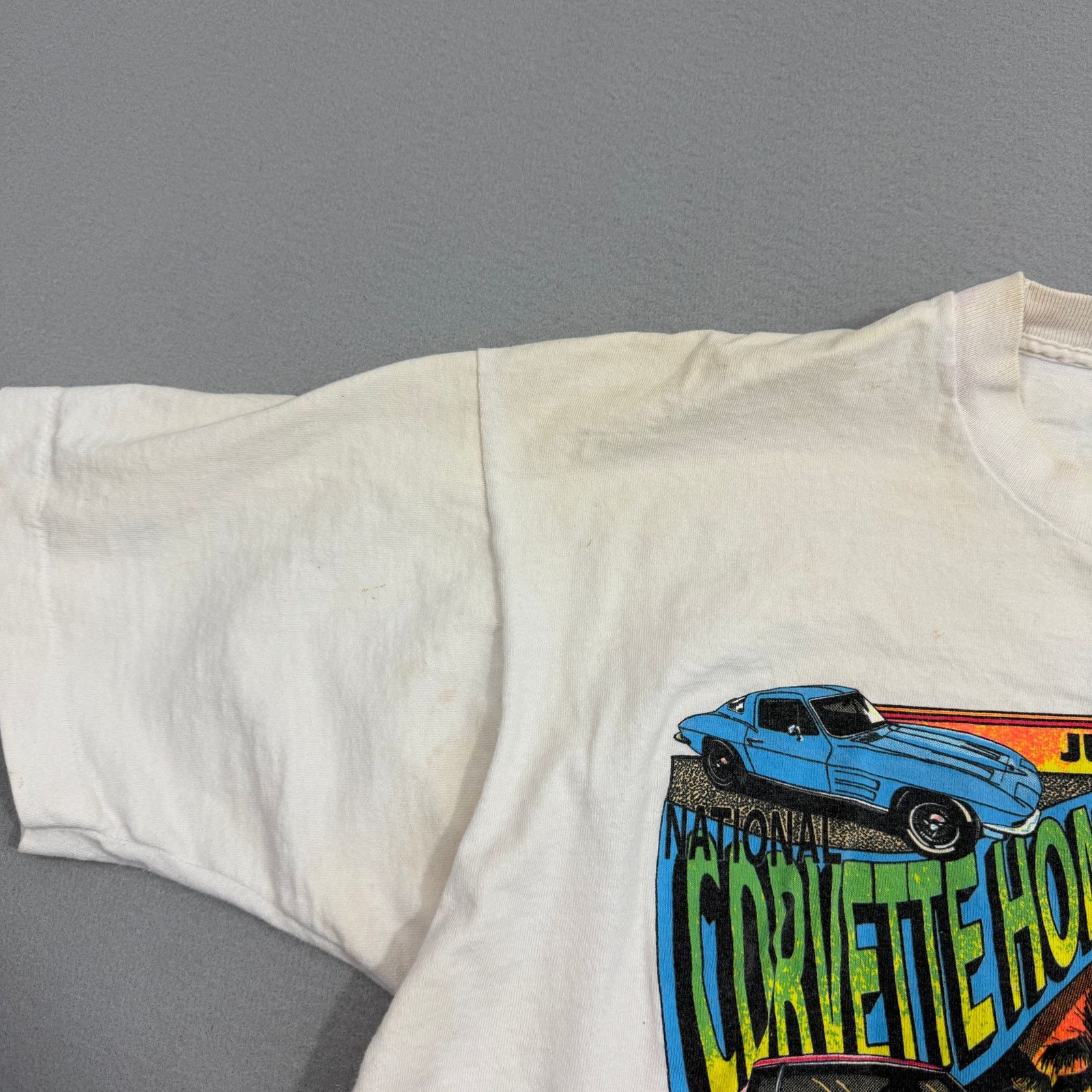 Vintage Vintage Corvette Homecoming Shirt Men's XL White 90s Size US XL / EU 56 / 4 - 5 Thumbnail