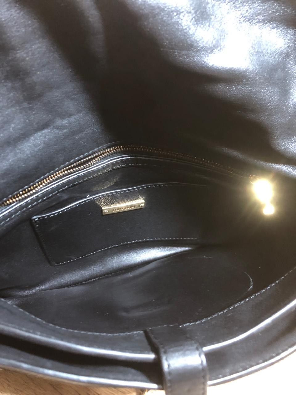Miu Miu Miu Miu Black Nappa Biker Leather Slingbag / Clutch Size ONE SIZE - 4 Thumbnail