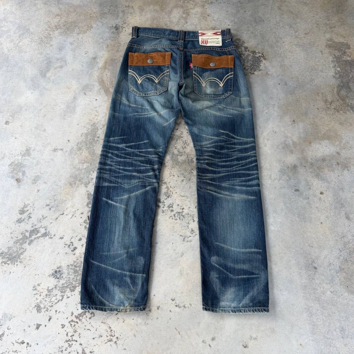 Edwin Archival Edwin Japan Distressed Exc.Vintage XU Multi-Pocket Size US 32 / EU 48 - 9 Thumbnail