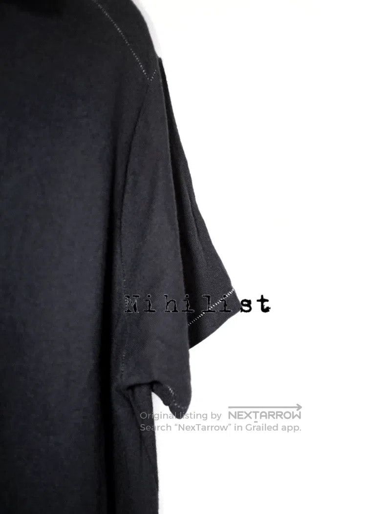 Ann Demeulemeester Ann Demeulemeester Size xs black cotton-jersey short sleev Size US XXS / EU 40 - 6 Thumbnail