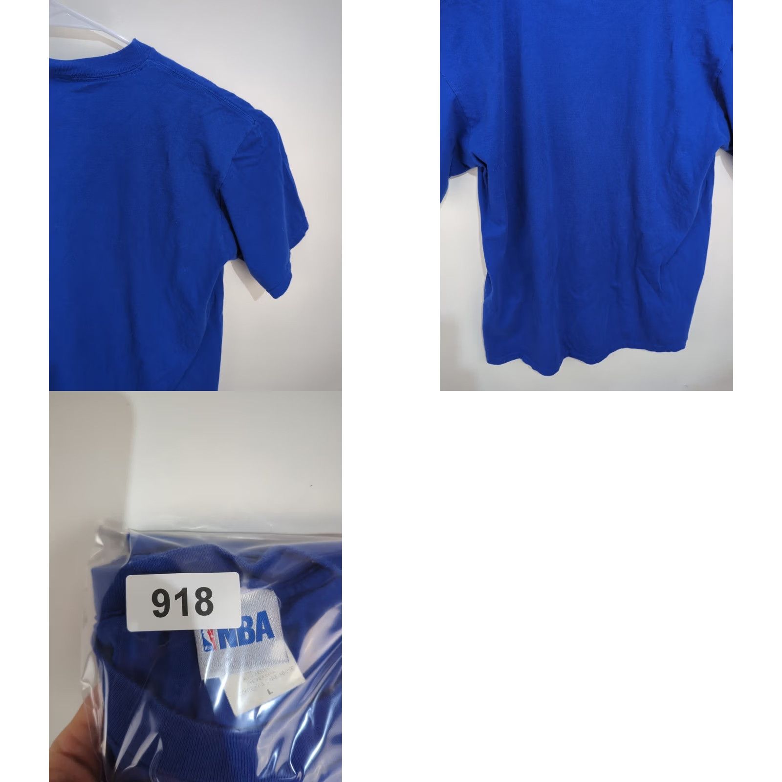 NBA VINTAGE NBA Detroit Pistons T-shirt Blue Large Mens Crew Neck Short Sleeve 90s Basketball Logo Size US L / EU 52-54 / 3 - 9 Thumbnail