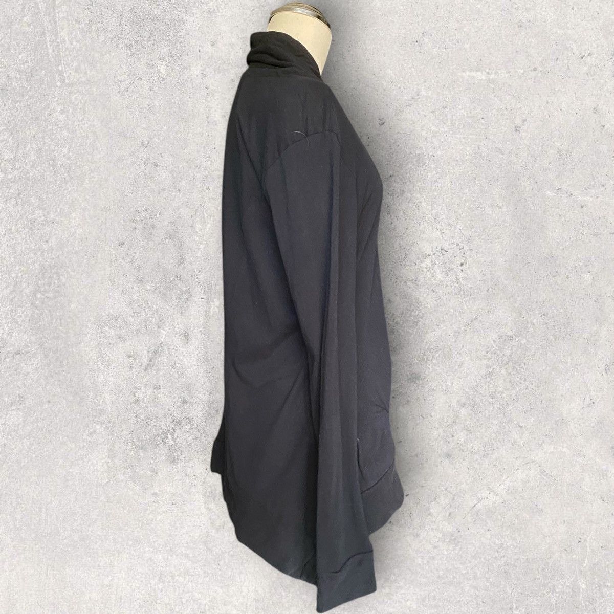 Ann Demeulemeester 2000’s Asymmetric Jersey Cotton Jacket Size S / US 4 / IT 40 - 7 Thumbnail