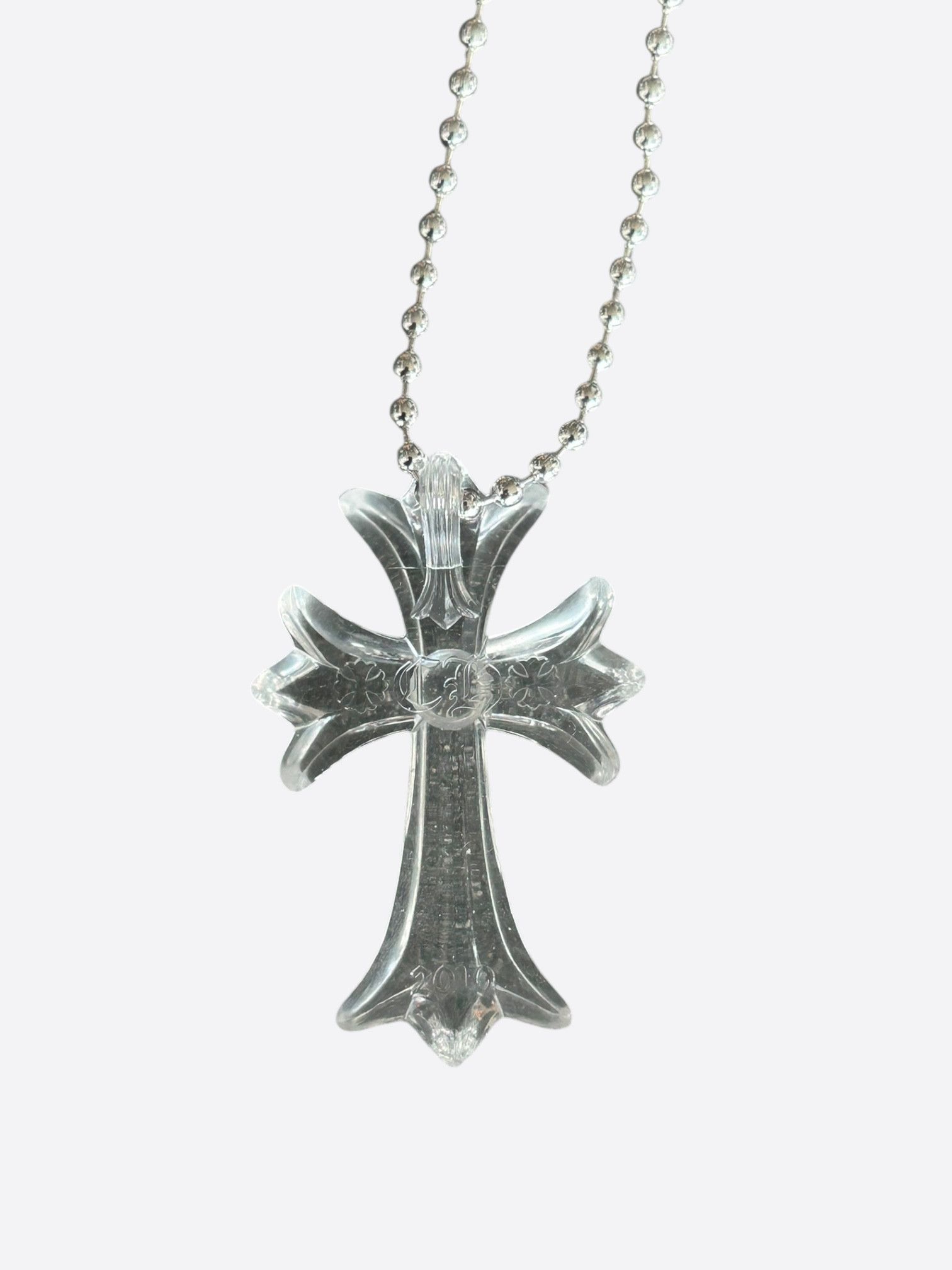 Chrome Hearts Chrome Hearts Transparent Silichrome Cross Necklace Size ONE SIZE - 2 Thumbnail