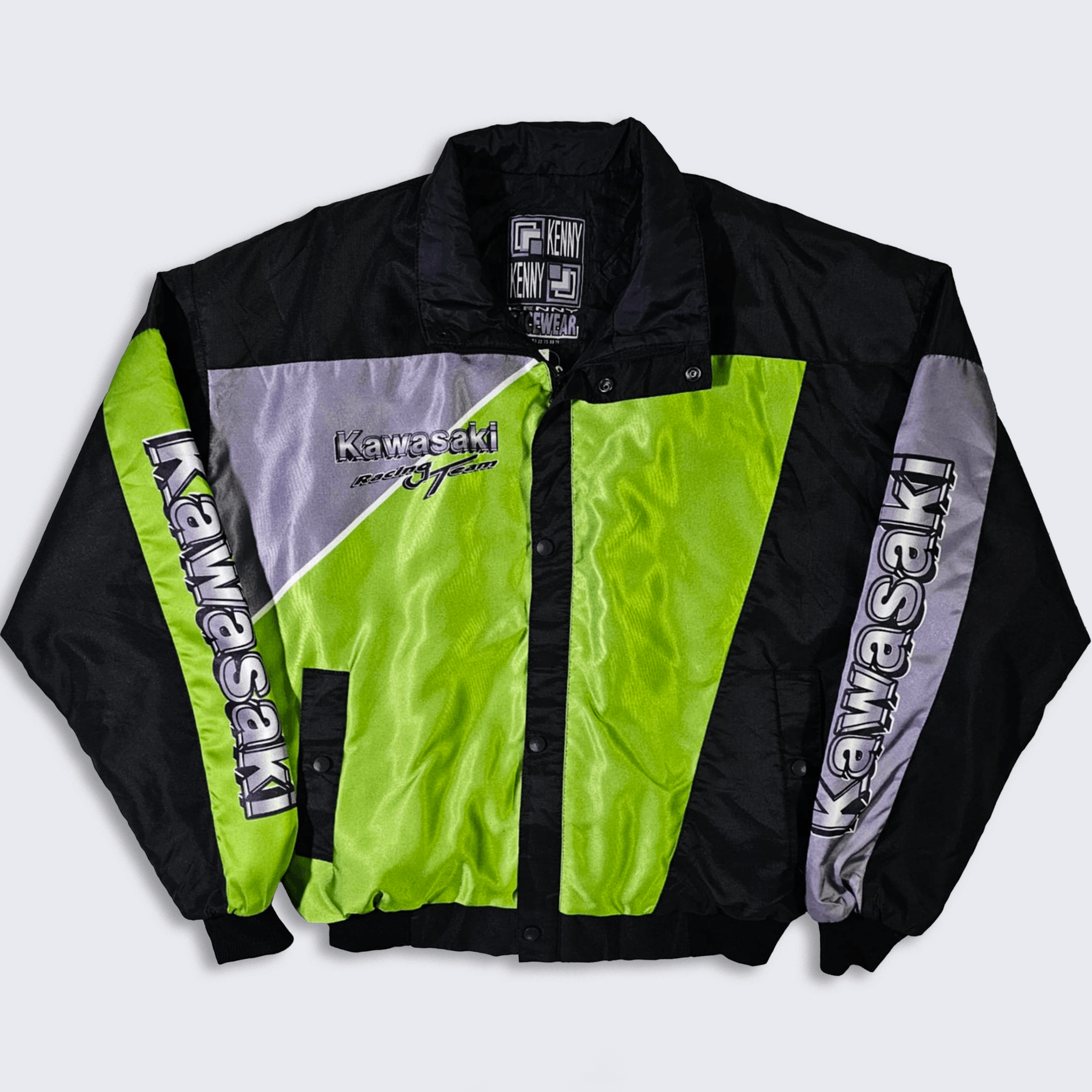 Vintage Kawasaki Racing Team Vintage Racing Moto Bike Jacket Size US XXL / EU 58 / 5 - 1 Thumbnail