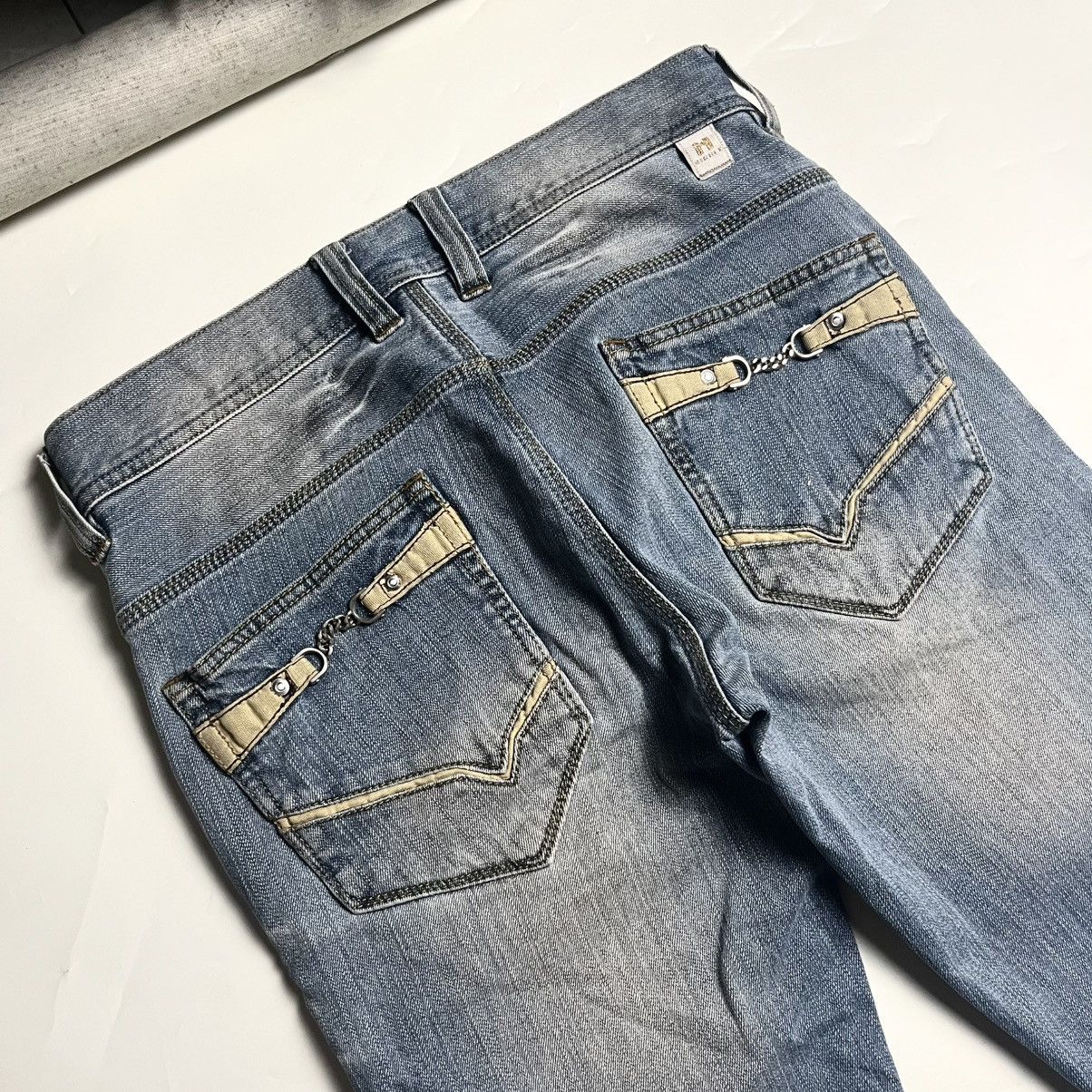 If Six Was Nine 🔥HOT🔥Japanese Hideaways Nicole Mudwash denim Size US 32 / EU 48 - 7 Thumbnail