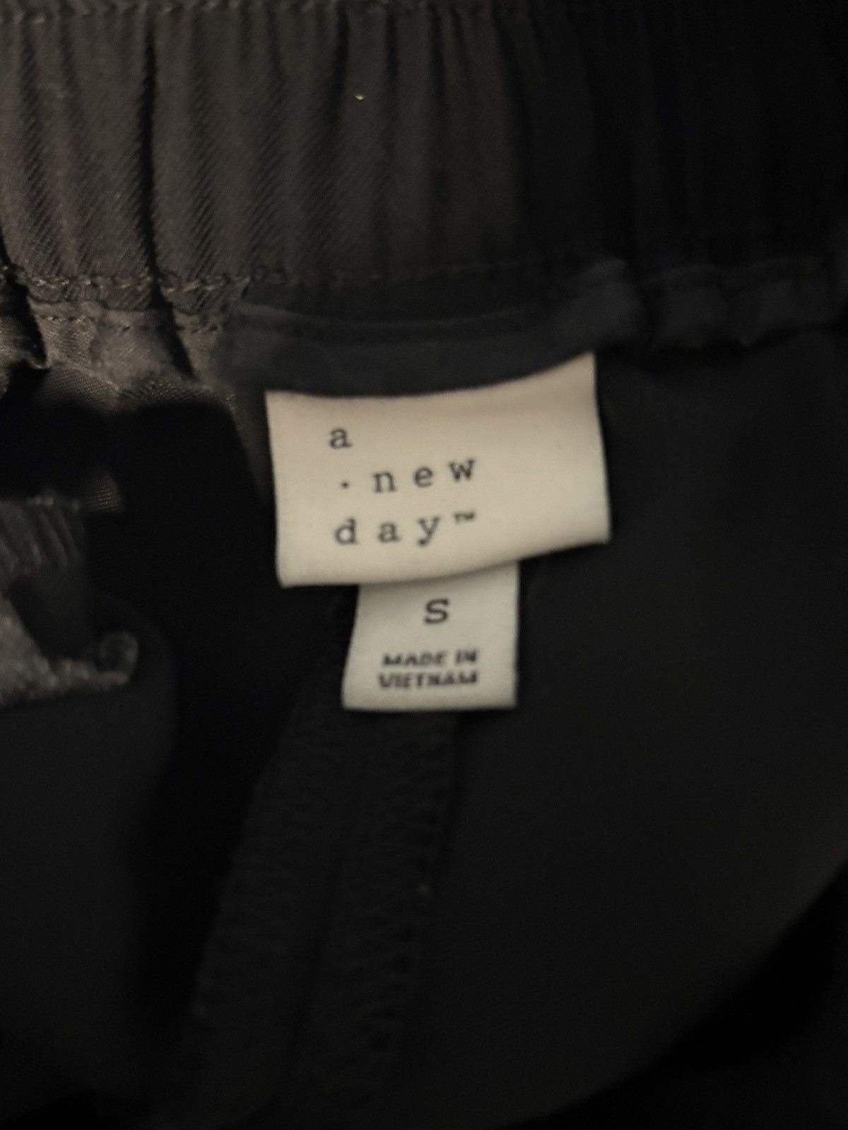 Other A New Day Joggers Black Elastic Waist Pocket Reg Fit Small Size 25" / US 0 / IT 36 - 3 Thumbnail