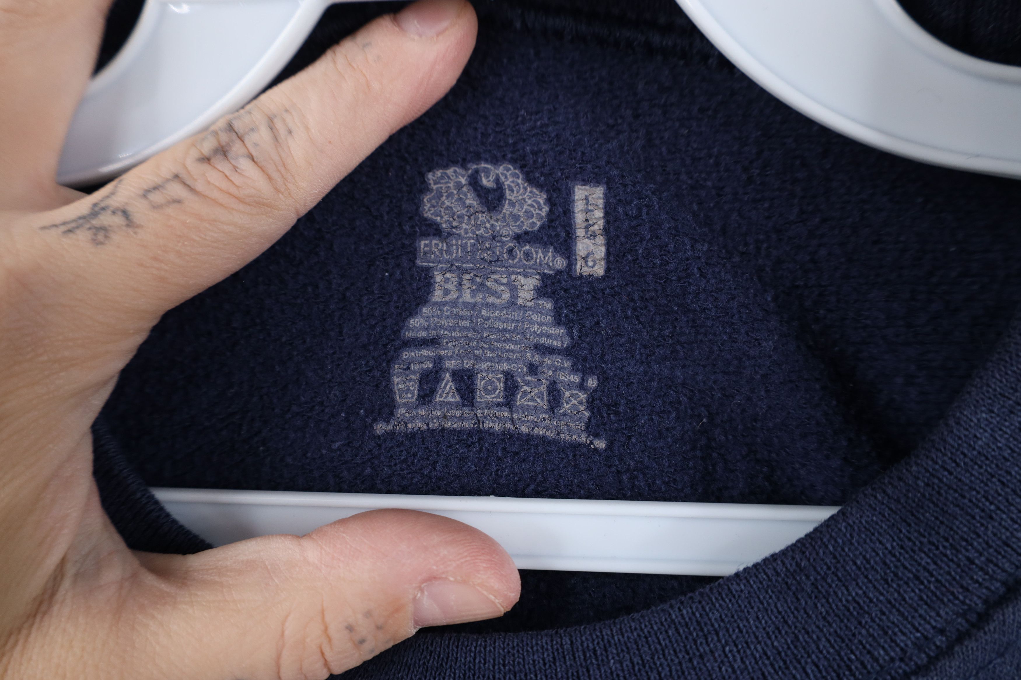 Vintage Y2K Spell University of Michigan Crewneck Sweatshirt Blue Size US L / EU 52-54 / 3 - 6 Thumbnail