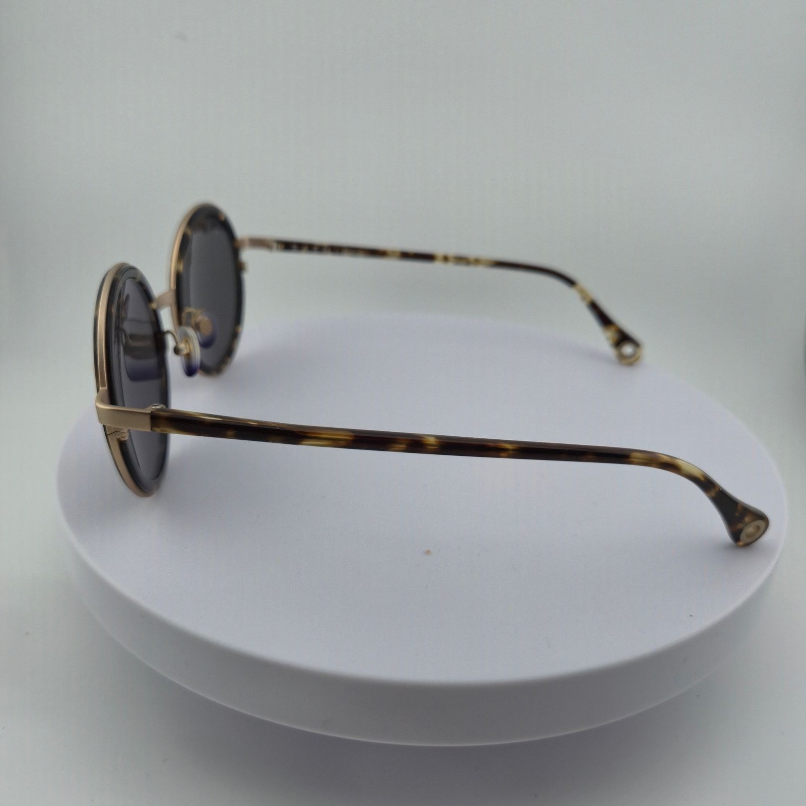 RAEN RAEN Fairbank Brindle Tortoise Round Sunglasses Handmade USA Size ONE SIZE - 6 Thumbnail