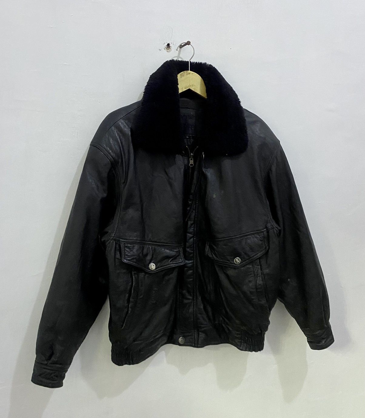 Polo Ralph Lauren × Ralph Lauren 💥Vintage💥Polo Ralph Laurent Leather Jacket Size US L / EU 52-54 / 3 - 2 Thumbnail