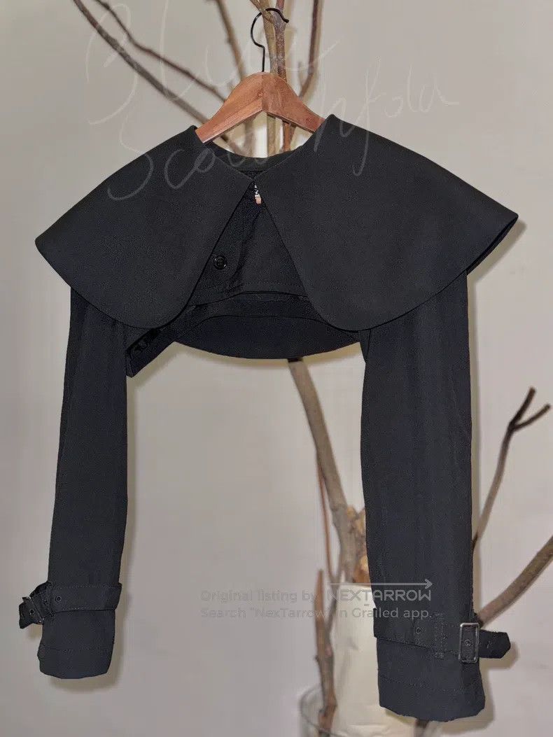 Other Comme Des Garcons Large lapel ultra-short trench coat Size S / US 4 / IT 40 - 2 Thumbnail