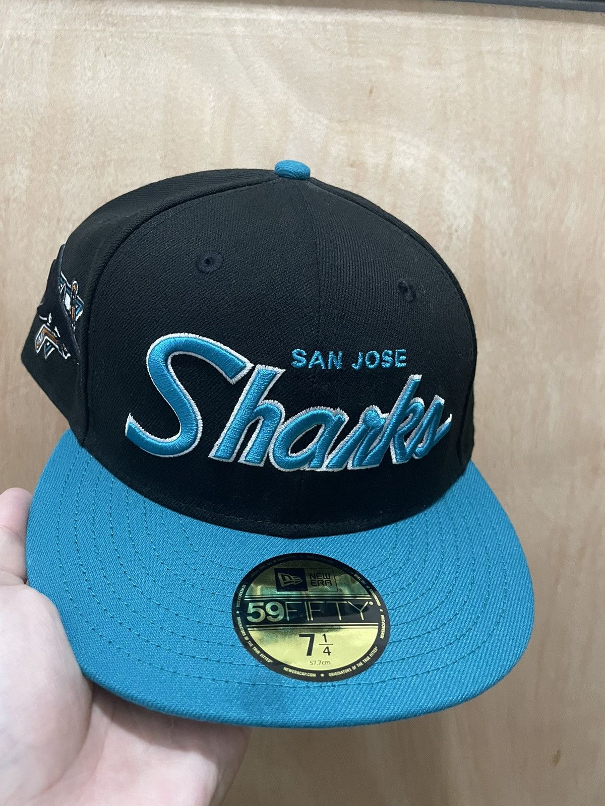 Hat Club Hat club San Jose sharks script size 7 1/4 Size ONE SIZE - 1 Thumbnail