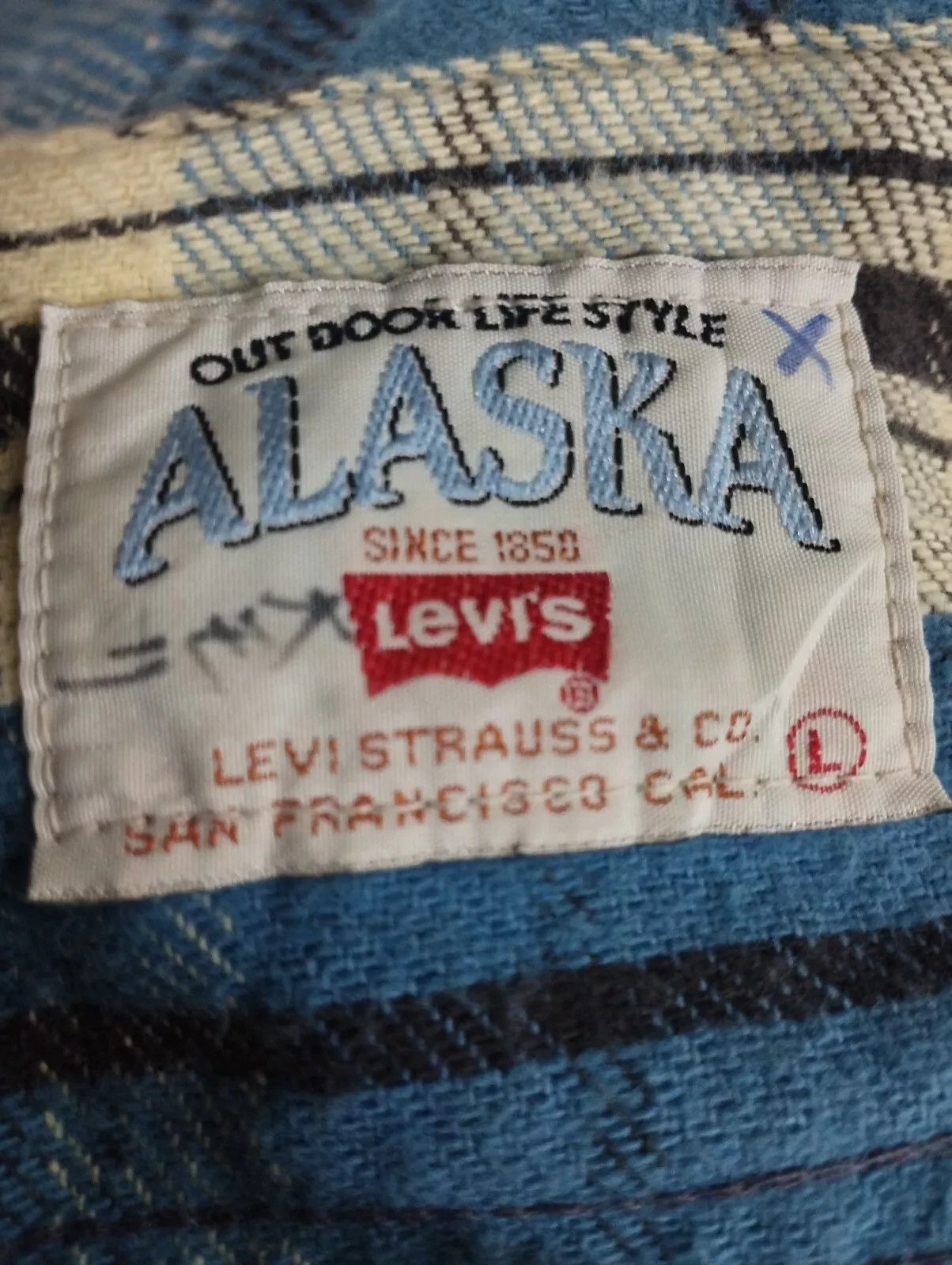 Levi's × Levi's Vintage Clothing LEVI'S OUTDOOR LIFESTYLE ALASKA Flannel Shirt Men Size L Size US L / EU 52-54 / 3 - 8 Thumbnail
